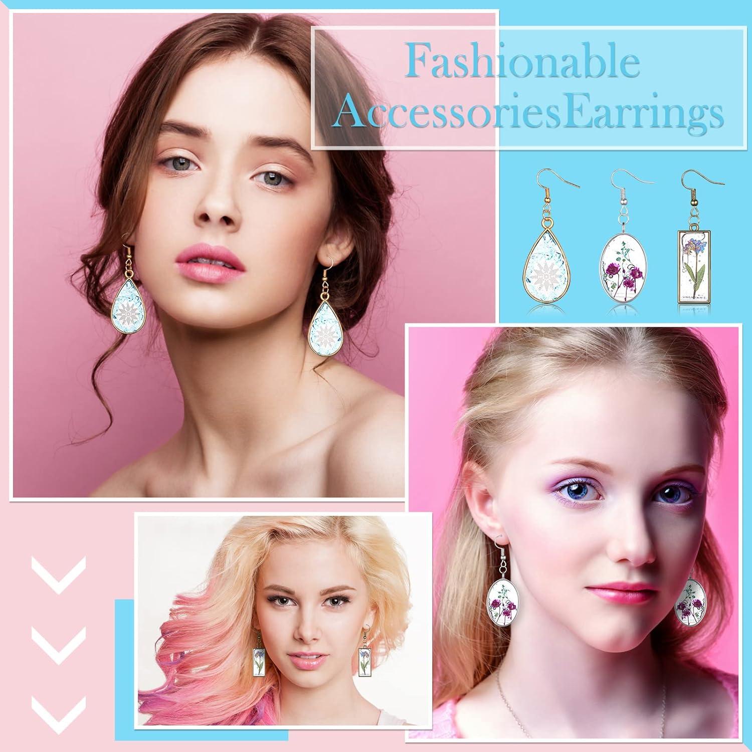 Kit de Joyería de Resina Inbagi 180 Piezas Geométricas