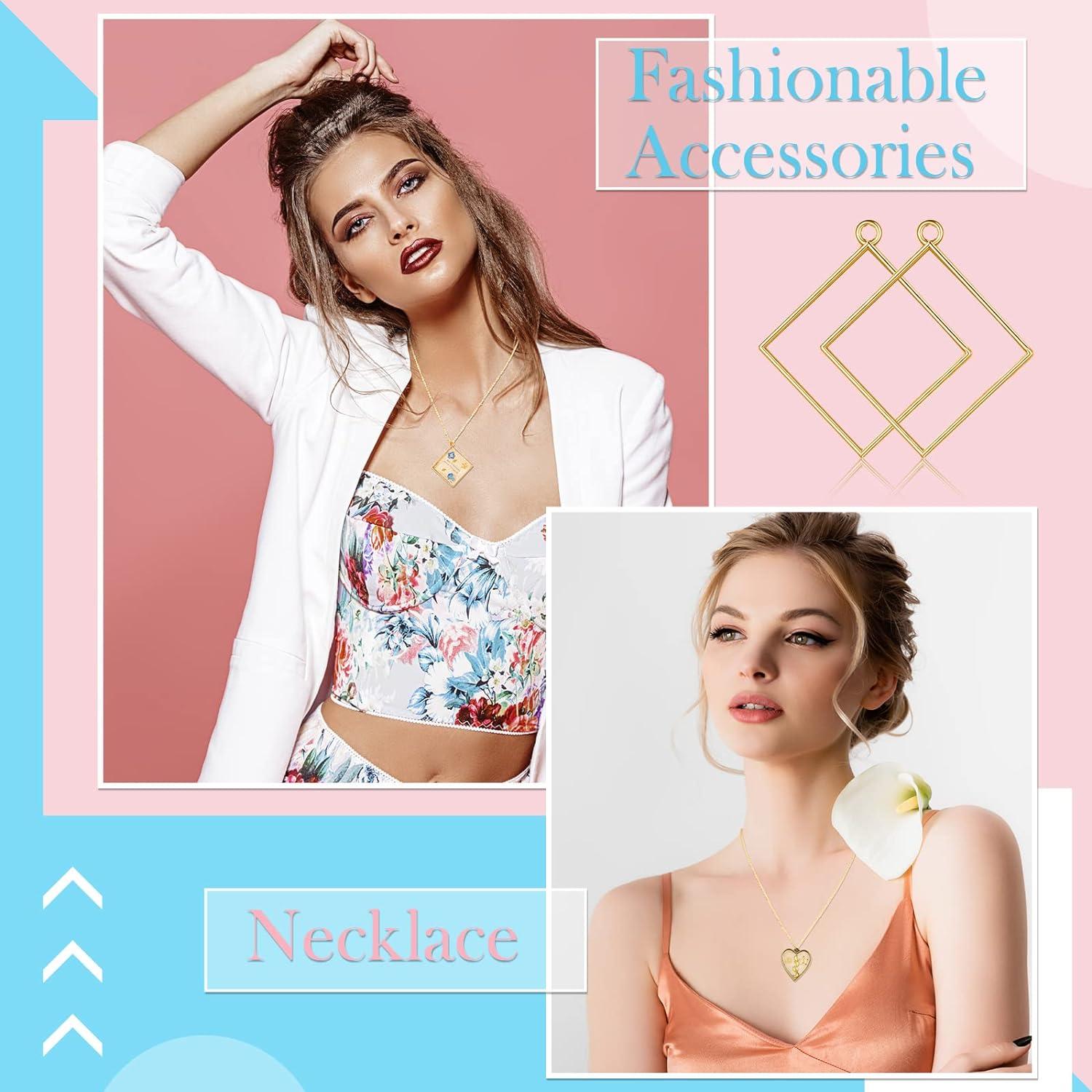 Kit de Joyería de Resina Inbagi 180 Piezas Geométricas