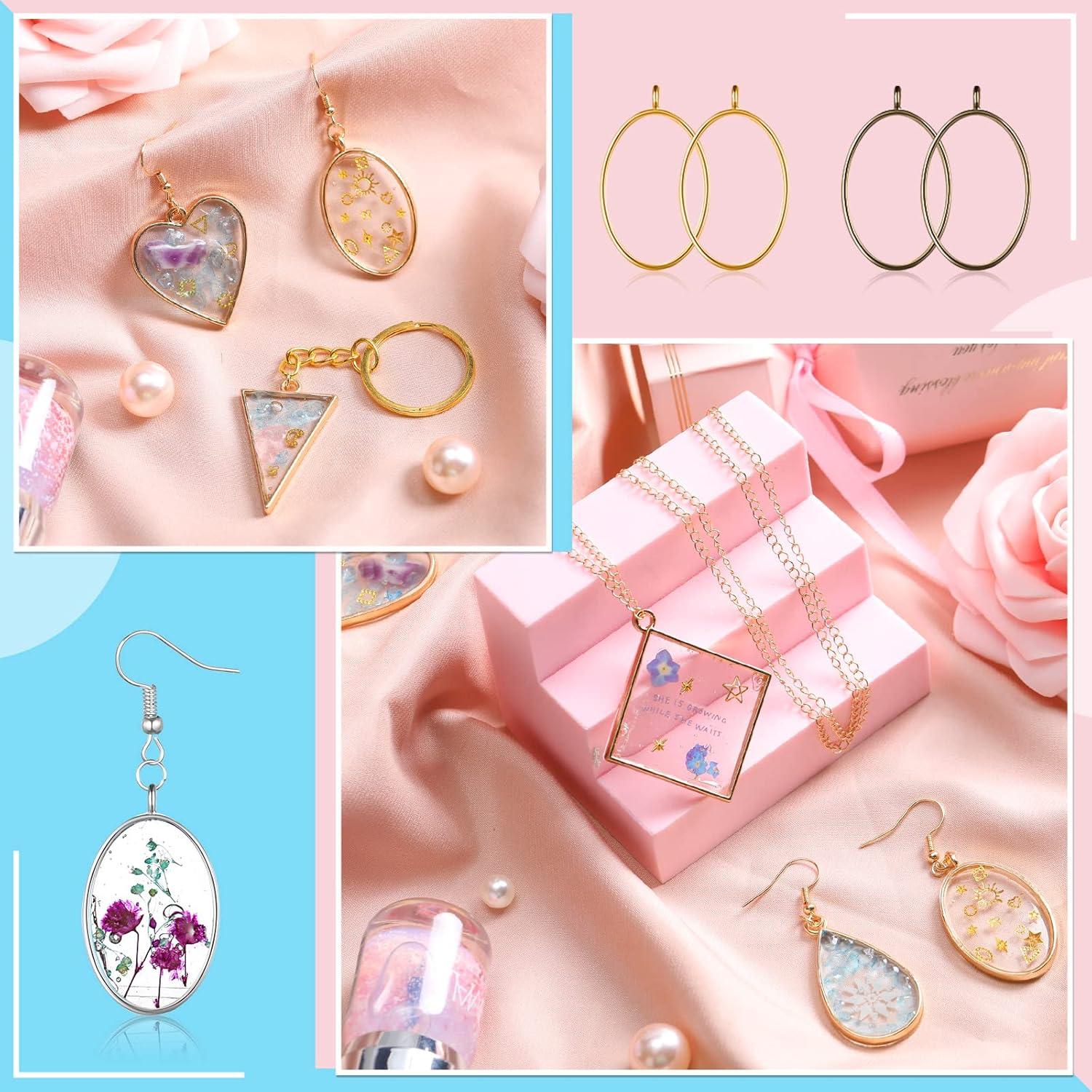 Kit de Joyería de Resina Inbagi 180 Piezas Geométricas