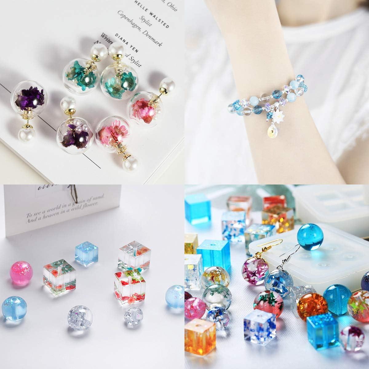 Moldes de Resina Suhome 12 Pcs para Joyería - 6 Formas