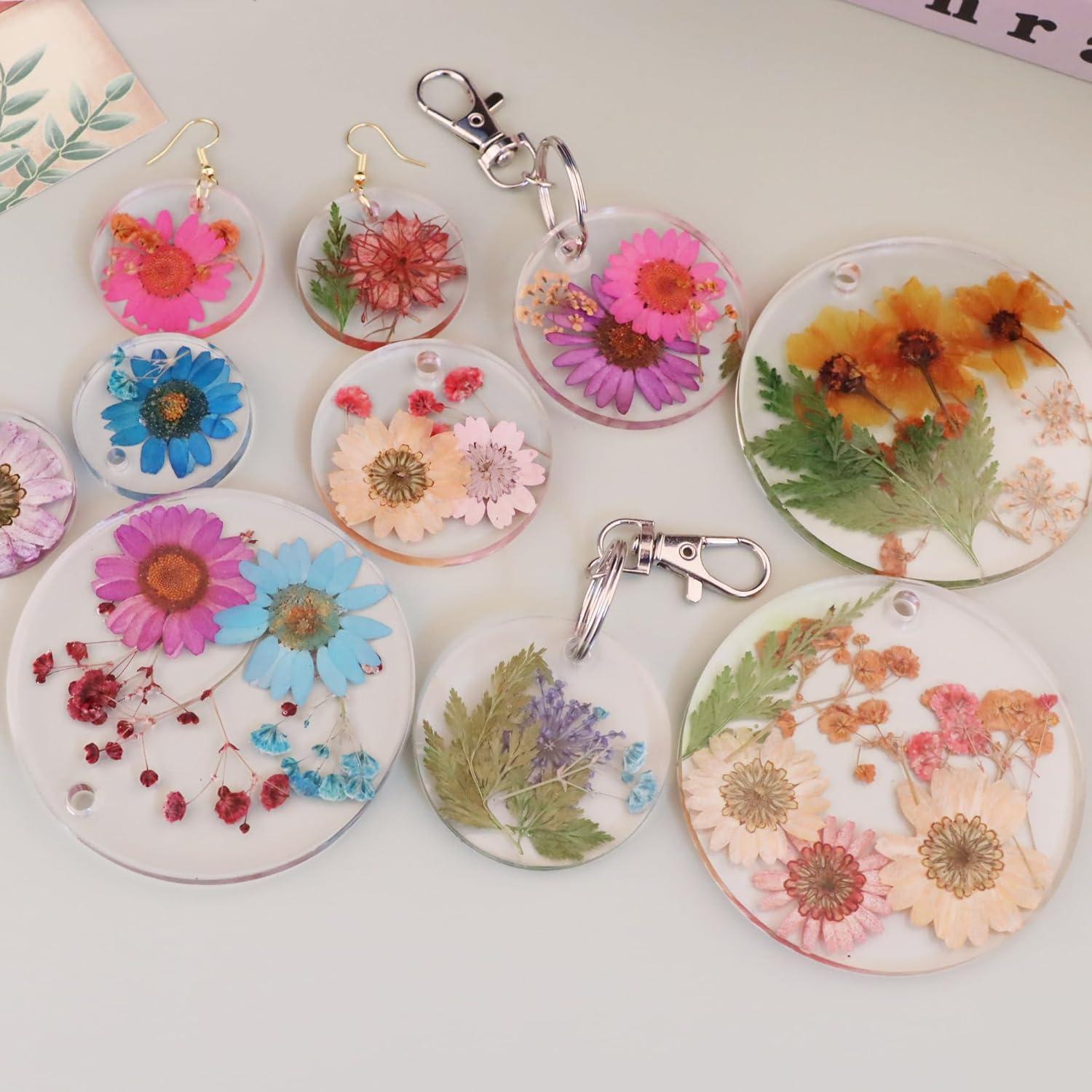 Set de 3 Moldes de Silicona para Resina F FYJS - Redondos