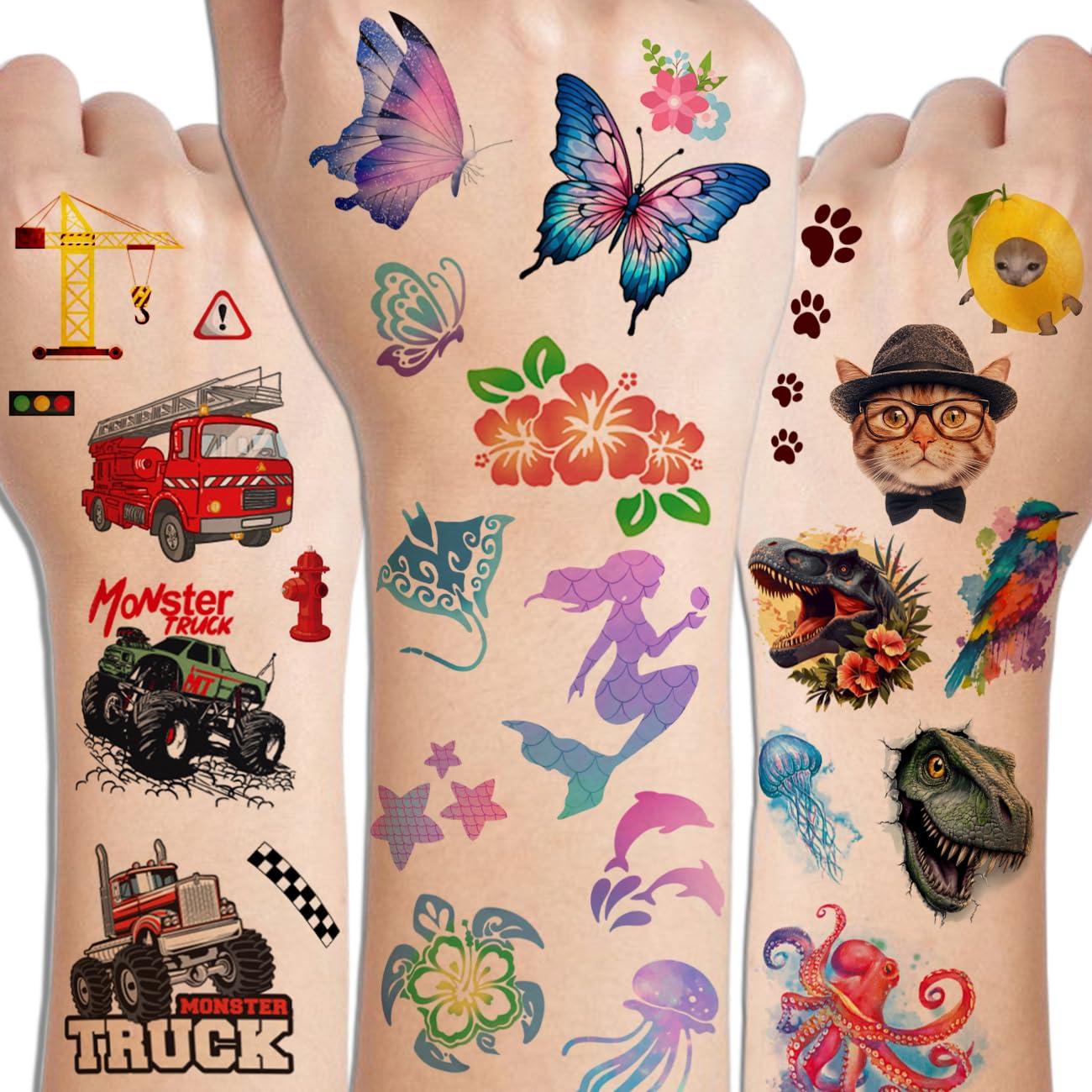 Tatuajes Temporales CHARLENT - 320 Estilos para Niños