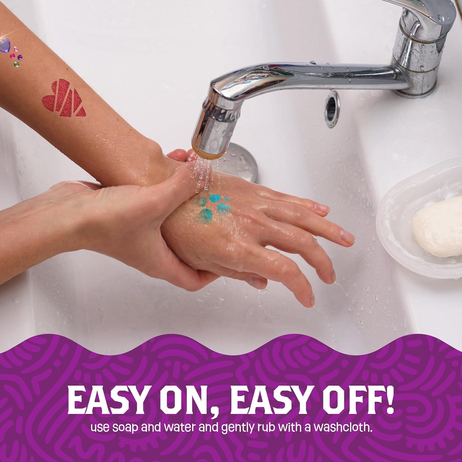 Kit de Tatuajes Temporales Brillantes Pretty Me - Niñas