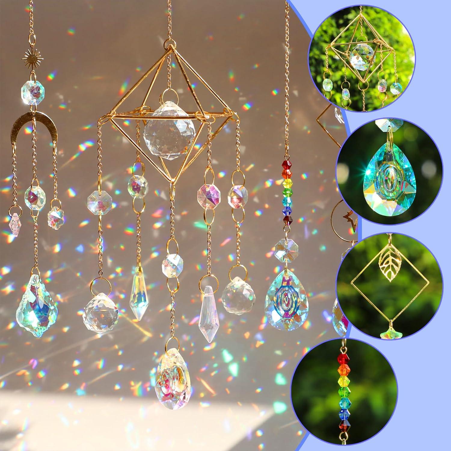 Kit de Suncatchers DIY 400 Piezas HYBEADS - Manualidades Cristales