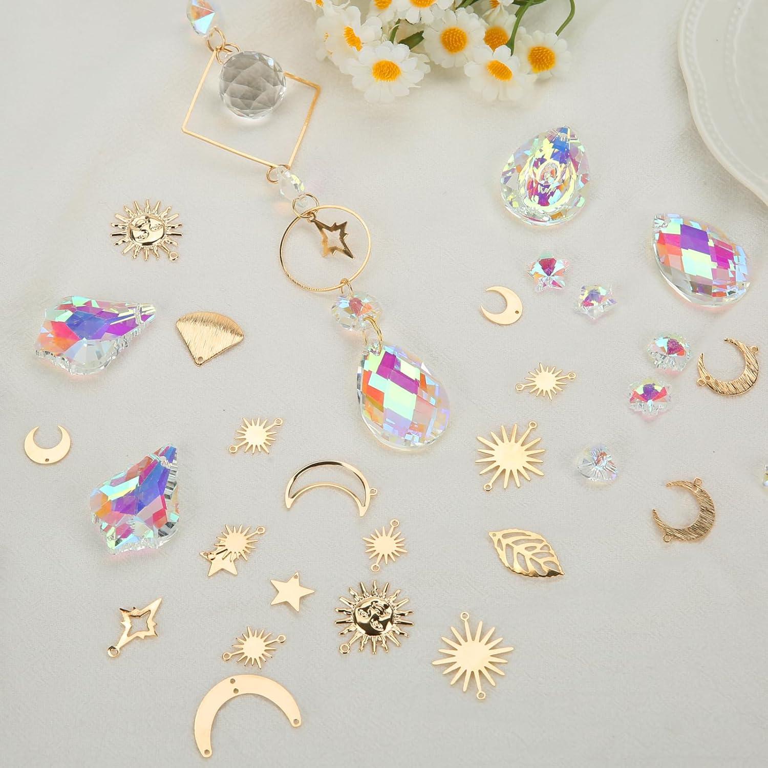 Kit de Suncatchers DIY 400 Piezas HYBEADS - Manualidades Cristales