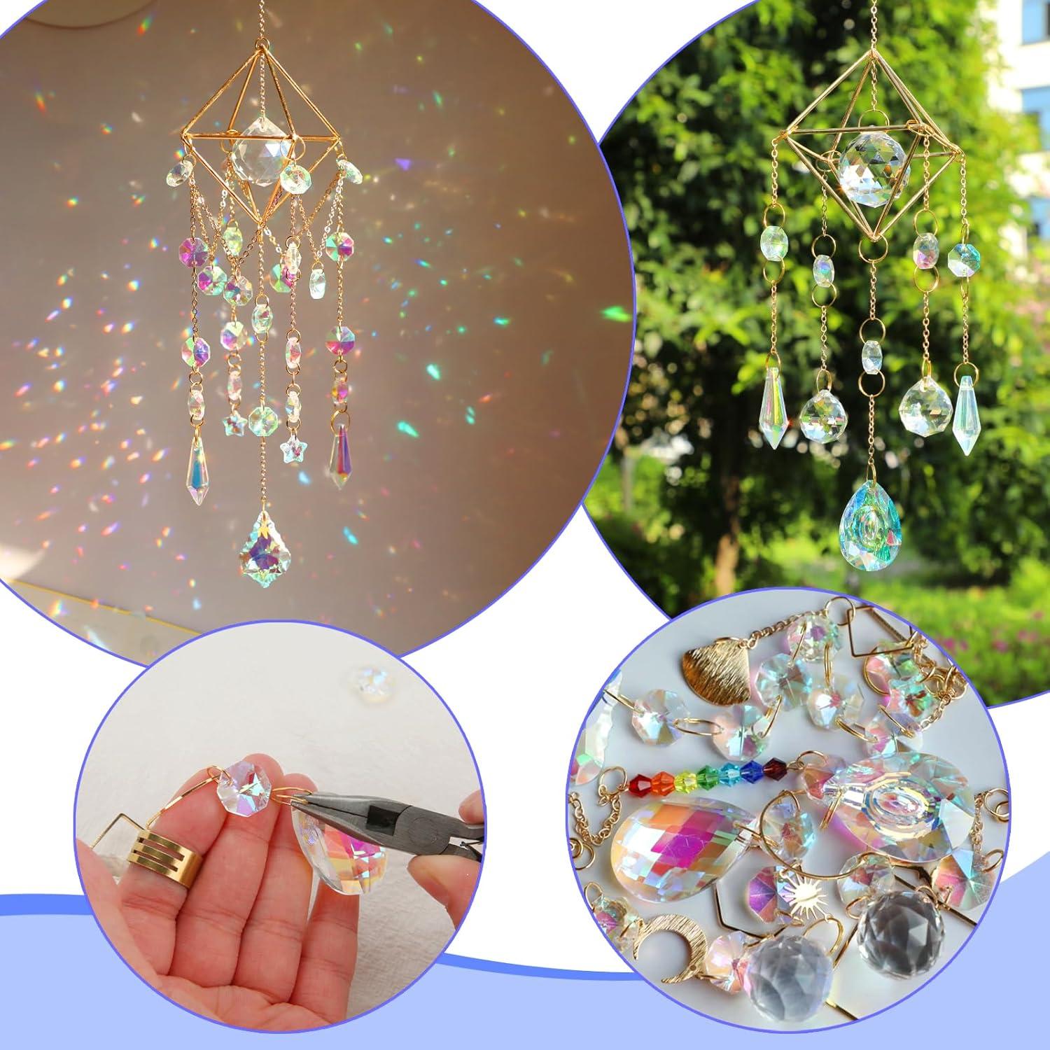 Kit de Suncatchers DIY 400 Piezas HYBEADS - Manualidades Cristales