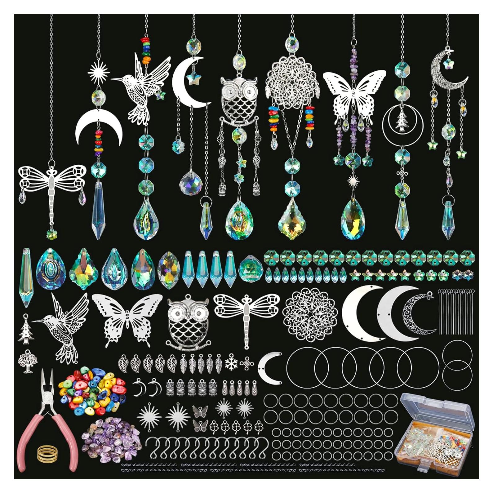 Kit de Atrapa Rayos DIY Worgree 460 Piezas Cristal Decoración