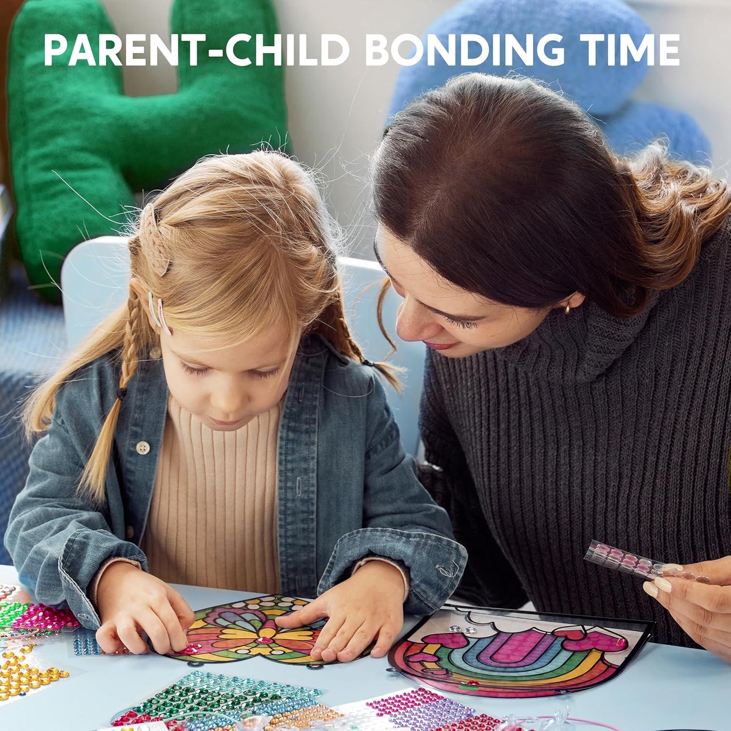 Klever Kits Suncatcher de Gemas - Kit de Arte para Niños 6+