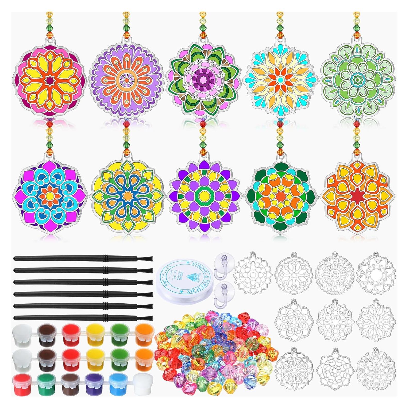 30 Kits de Arte Suncatchers Mandala WinnerWhy para Niños