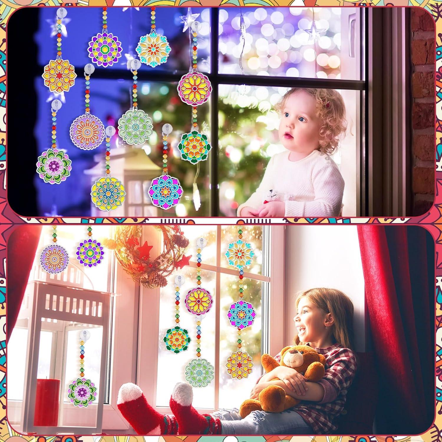 30 Kits de Arte Suncatchers Mandala WinnerWhy para Niños