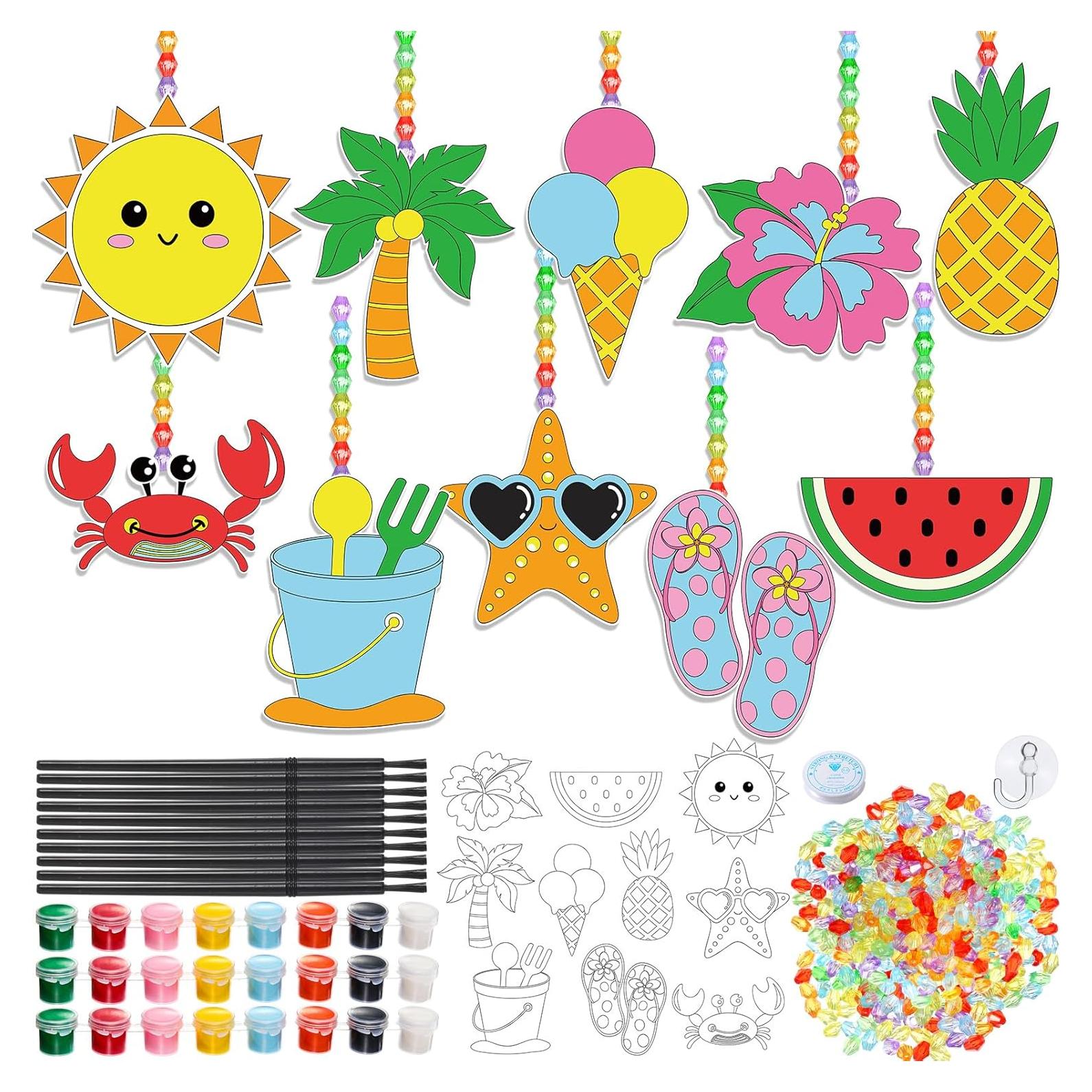 Kit de Manualidades Suncatchers Dunzoom 30 Piezas Verano Playa