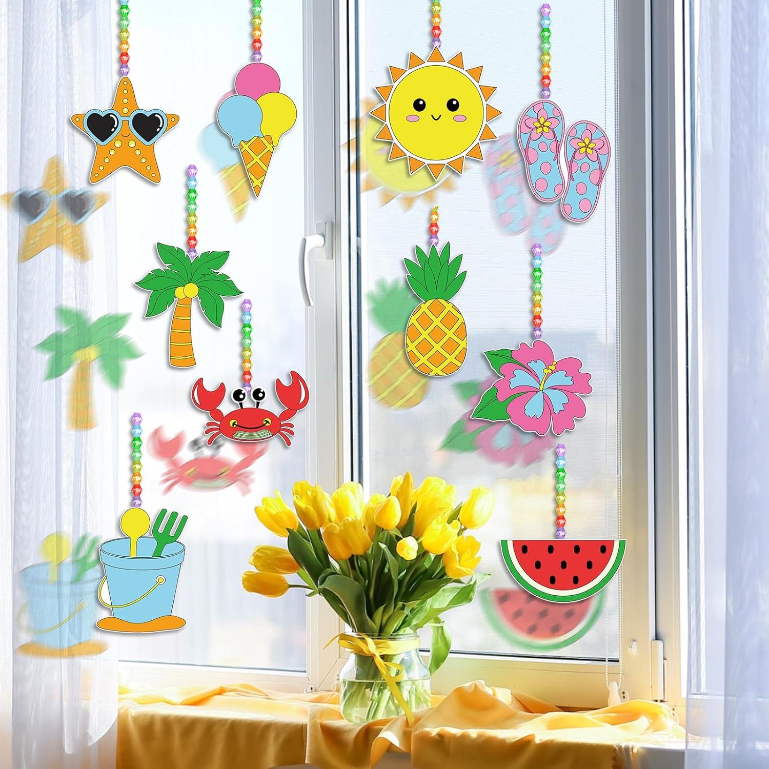Kit de Manualidades Suncatchers Dunzoom 30 Piezas Verano Playa
