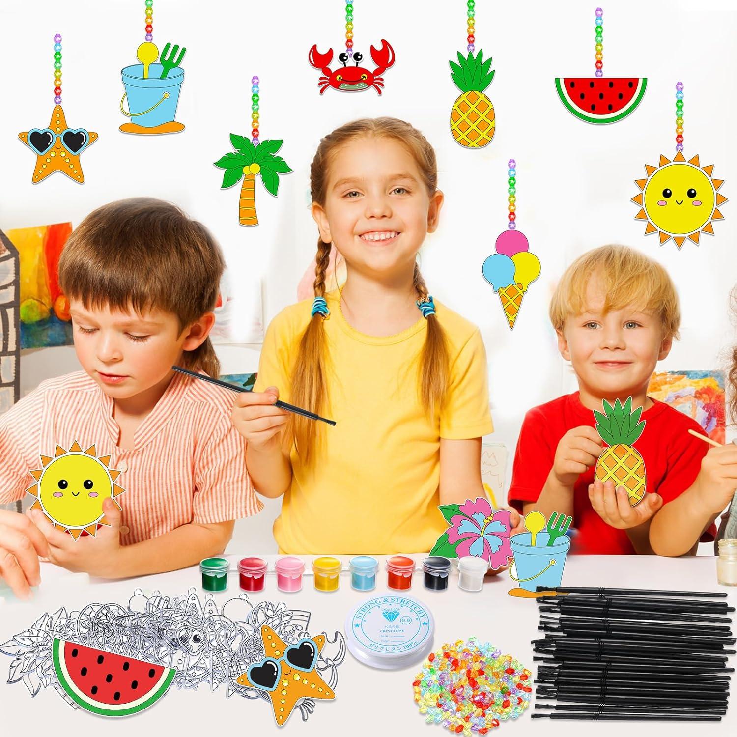 Kit de Manualidades Suncatchers Dunzoom 30 Piezas Verano Playa