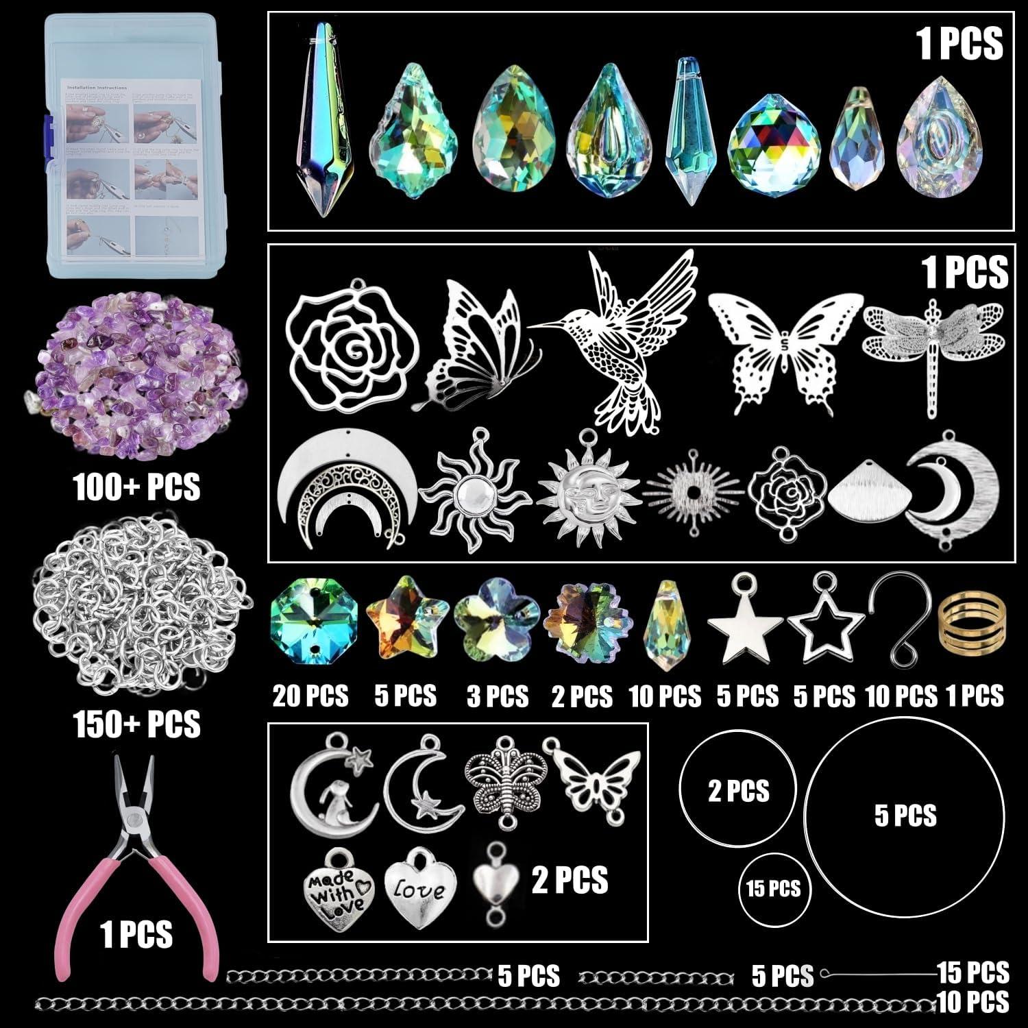 Kit de Suncatcher de Cristal IcosaMro 420 Piezas DIY