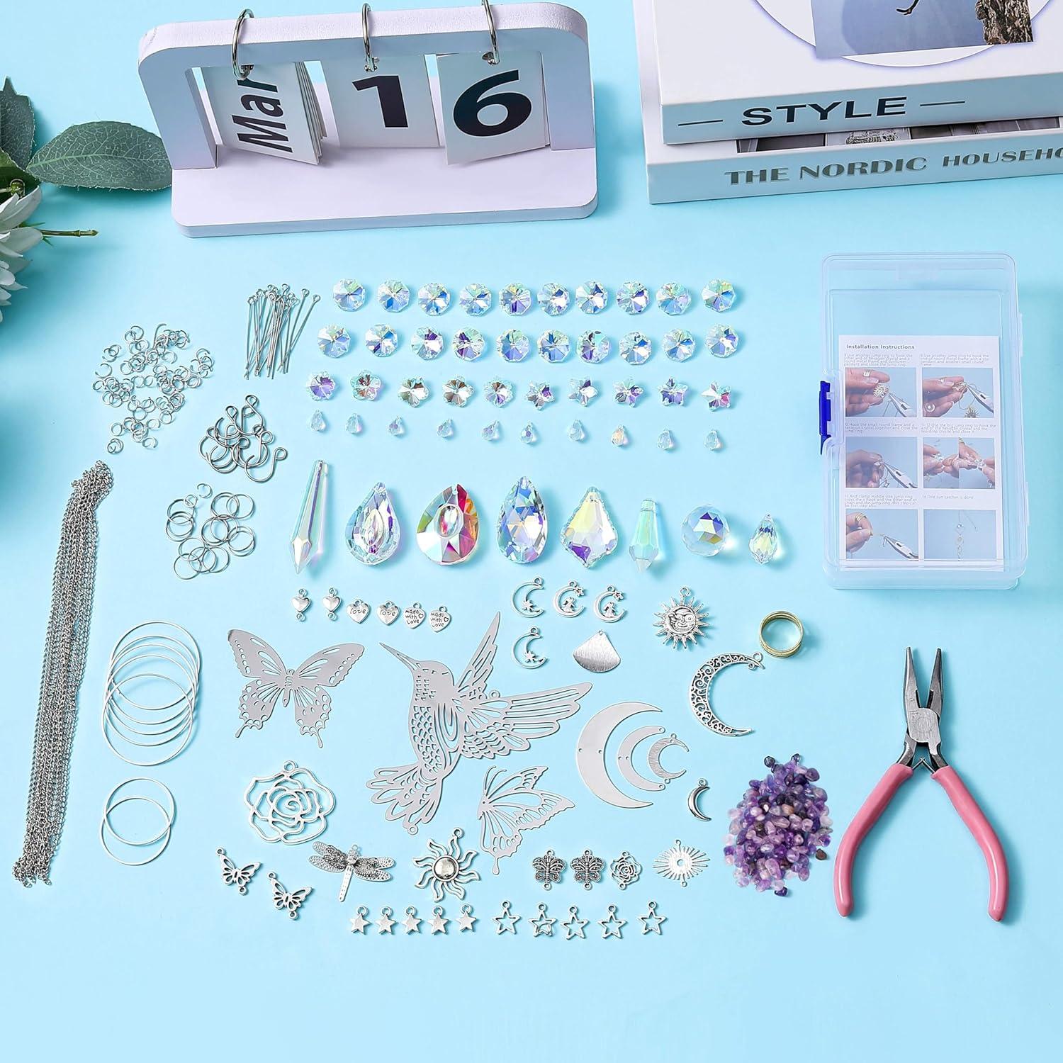 Kit de Suncatcher de Cristal IcosaMro 420 Piezas DIY