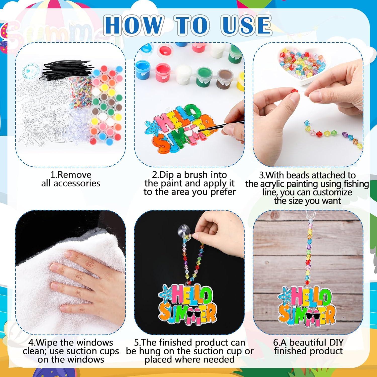 Kit de Manualidades Sonwyoung 30 Sets Atrapa Rayos de Sol