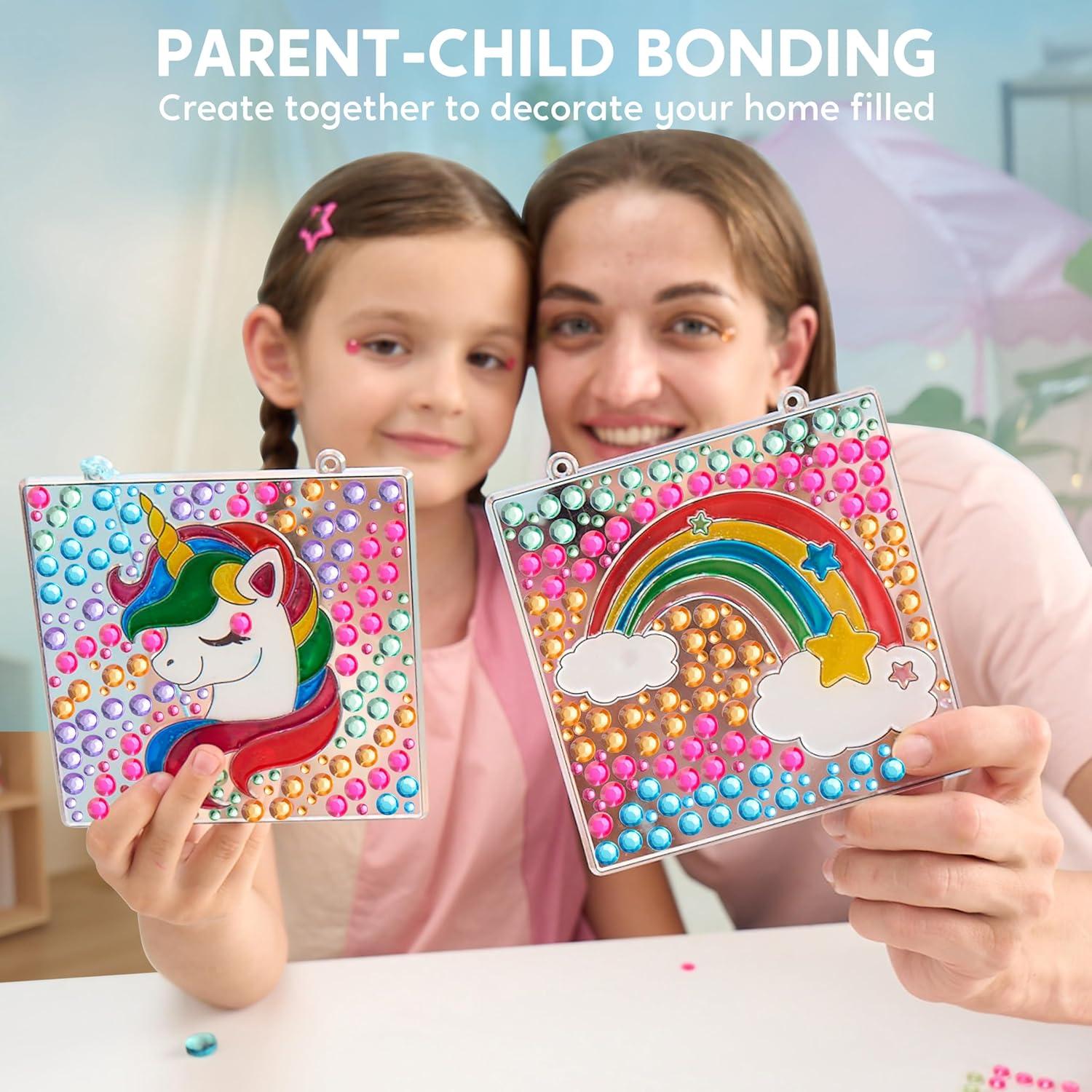 Klever Kits Suncatcher Arte de Ventana 4 Piezas para Niños