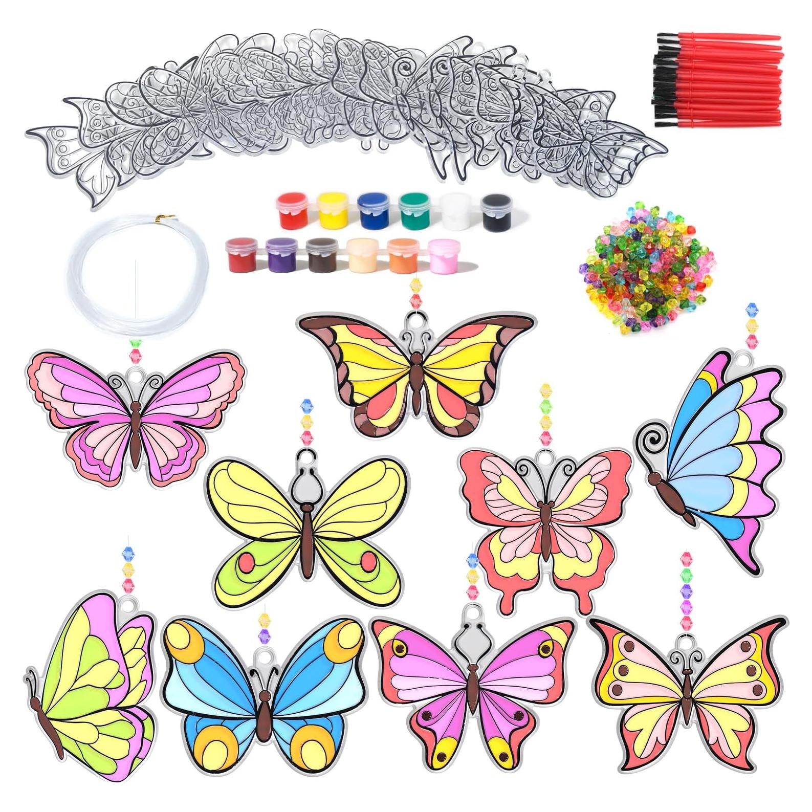 Kit de Manualidades Fprl 27 Suncatchers Mariposa DIY
