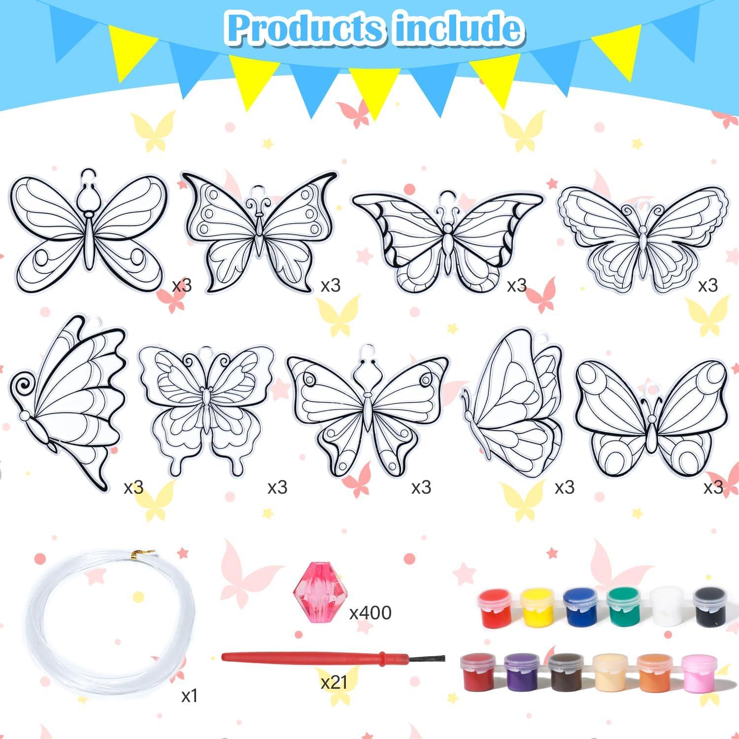Kit de Manualidades Fprl 27 Suncatchers Mariposa DIY