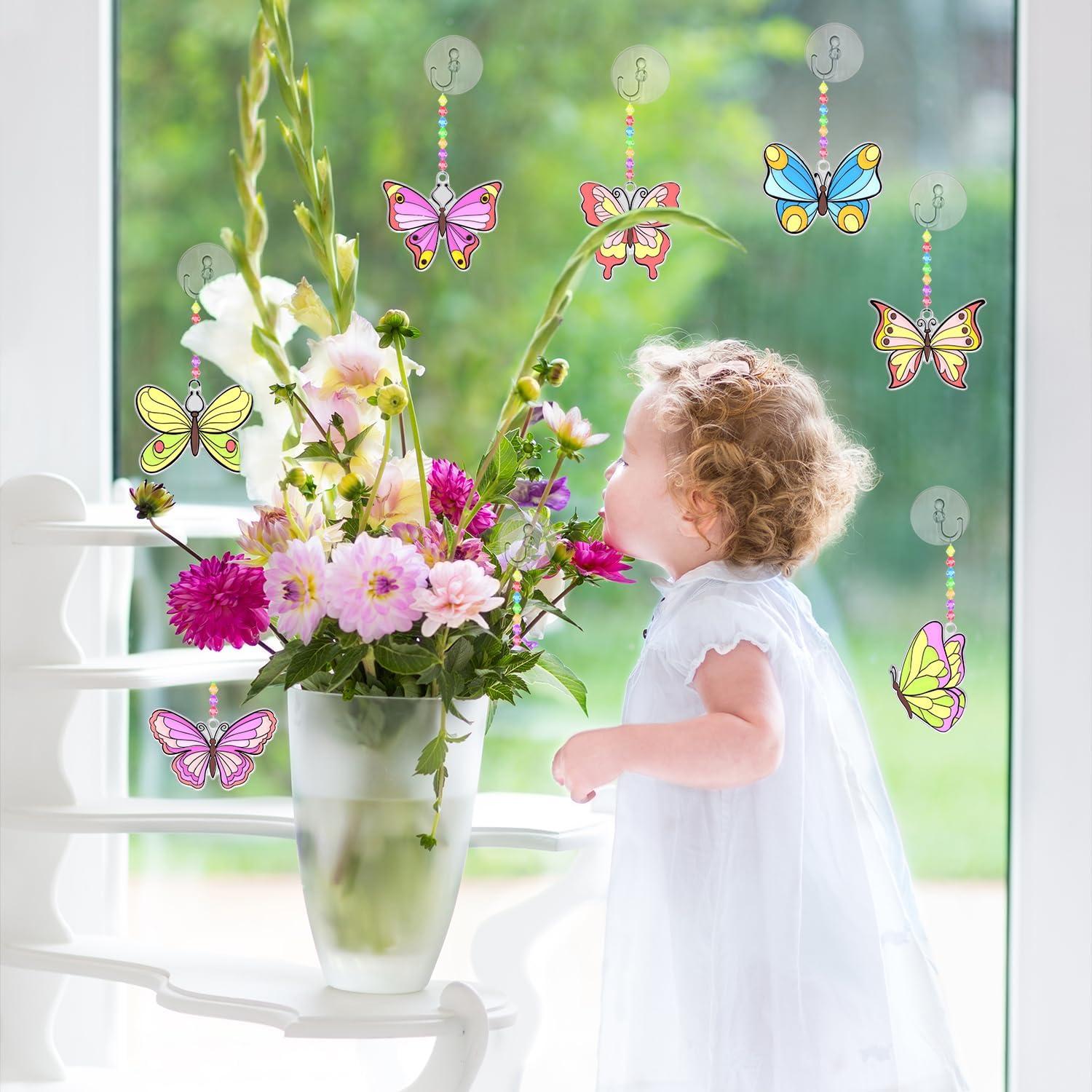 Kit de Manualidades Fprl 27 Suncatchers Mariposa DIY