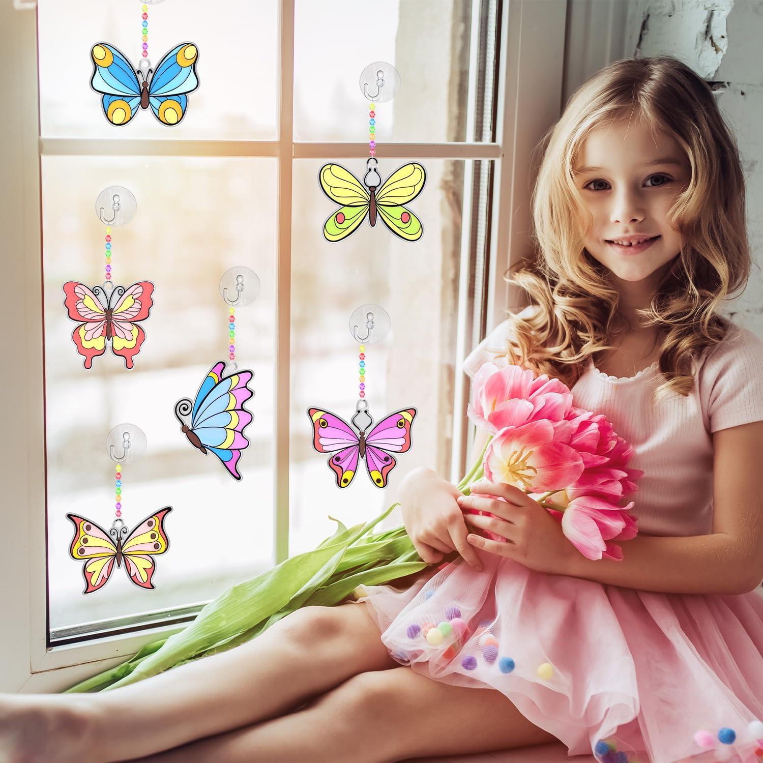 Kit de Manualidades Fprl 27 Suncatchers Mariposa DIY