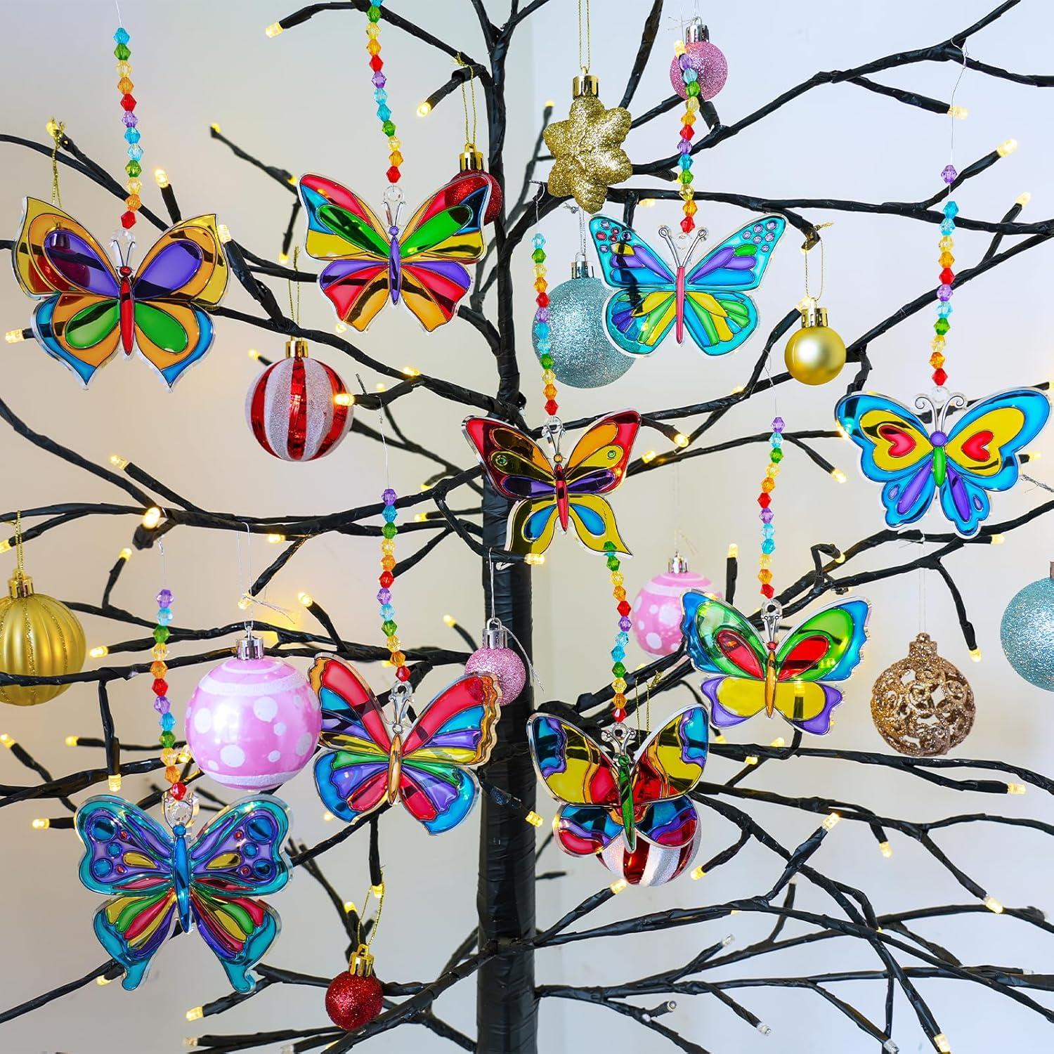 Kit de Manualidades Winlyn 27 Piezas Atrapasol Mariposa DIY