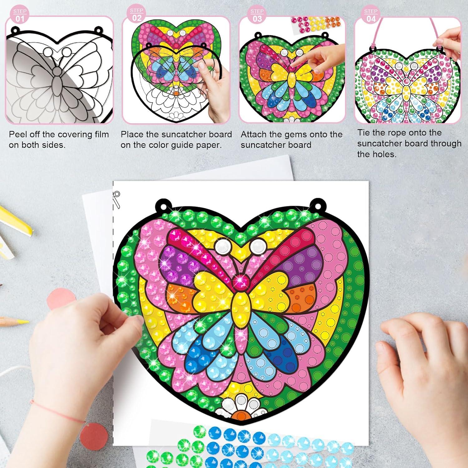Kit de Arte de Ventana BANBBUR 4 Pcs para Niños 8-12 Años