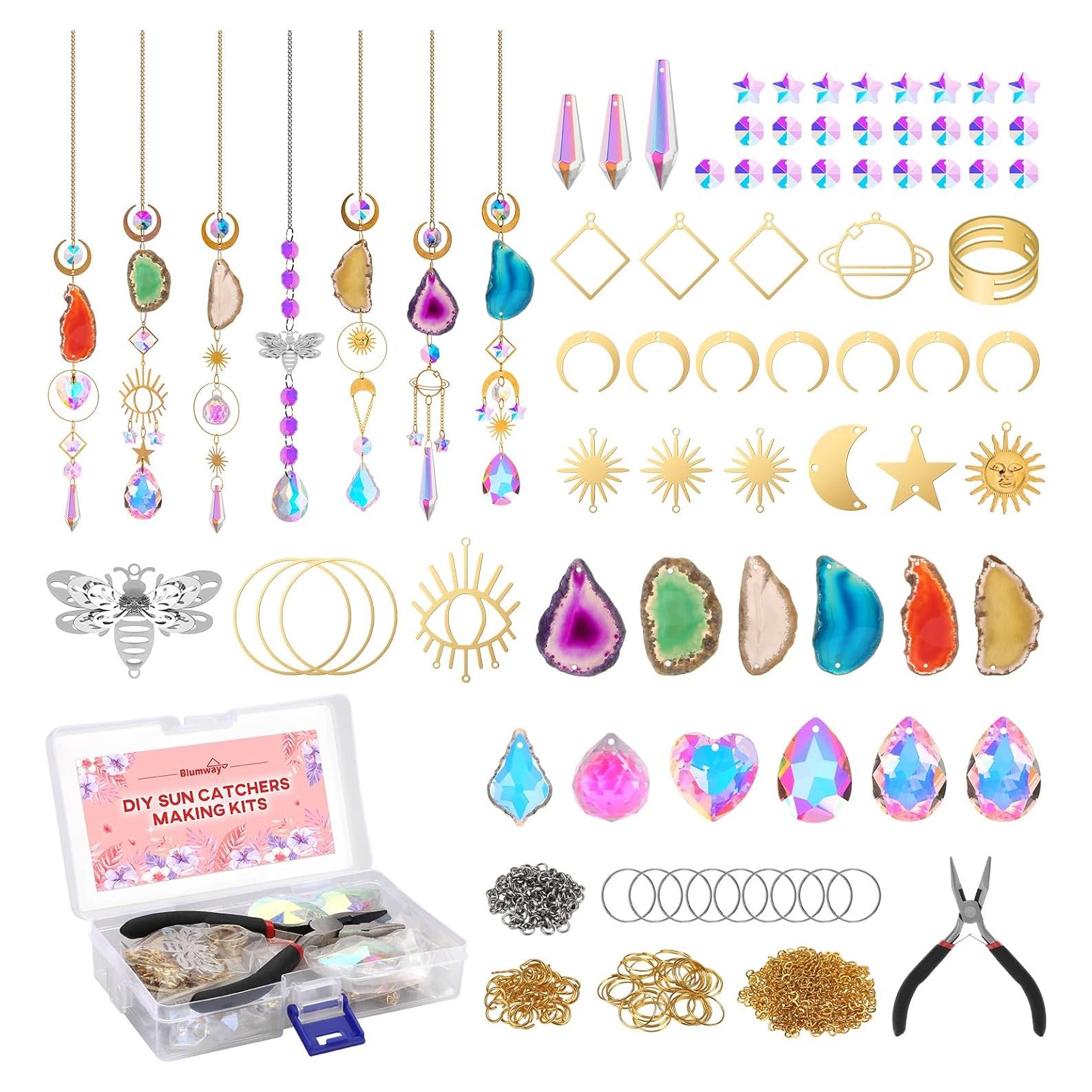 Kit de Manualidades Atrapa Luz BlumWay 168 Piezas Cristales 42 cm