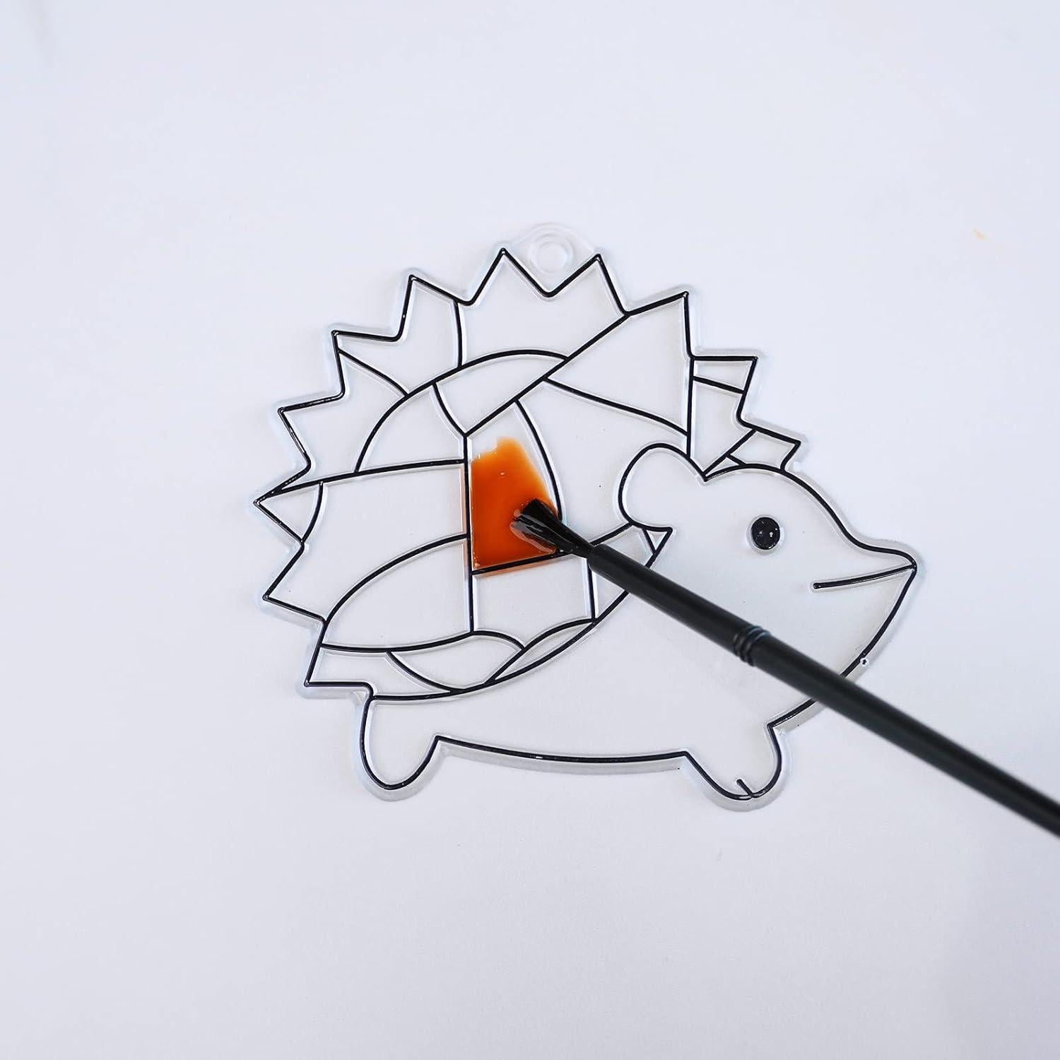 Winlyn 28 Sets Adornos Atrapa Luz Otoño Criaturas Bosque