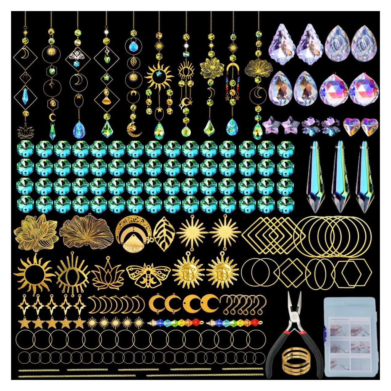 Kit de Atrapa Rayos de Sol IcosaMro 400 Piezas Cristales DIY