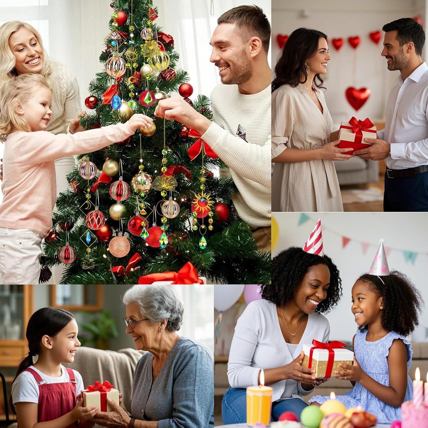 Kit de Atrapa Rayos de Sol IcosaMro 400 Piezas Cristales DIY