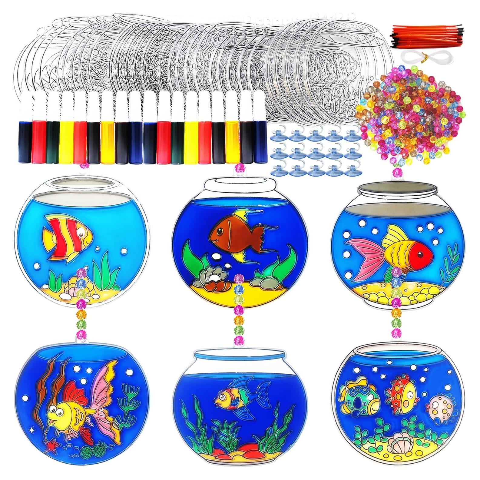 Kit de Manualidades Atrapa Rayos Ayhuhra 30 Sets Pecera