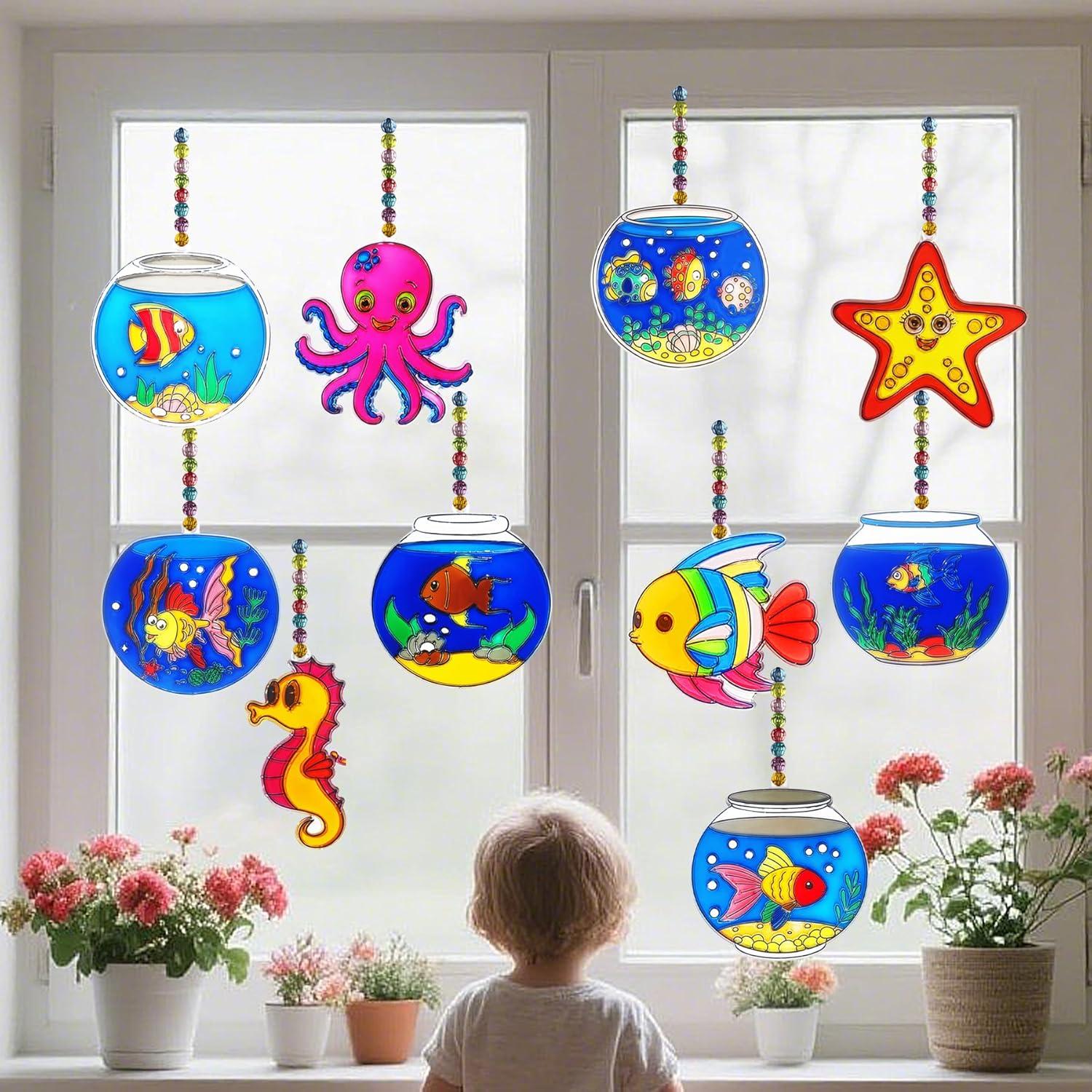 Kit de Manualidades Atrapa Rayos Ayhuhra 30 Sets Pecera