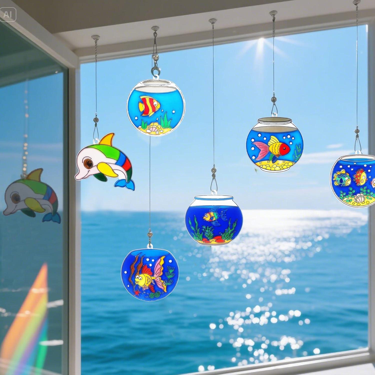 Kit de Manualidades Atrapa Rayos Ayhuhra 30 Sets Pecera