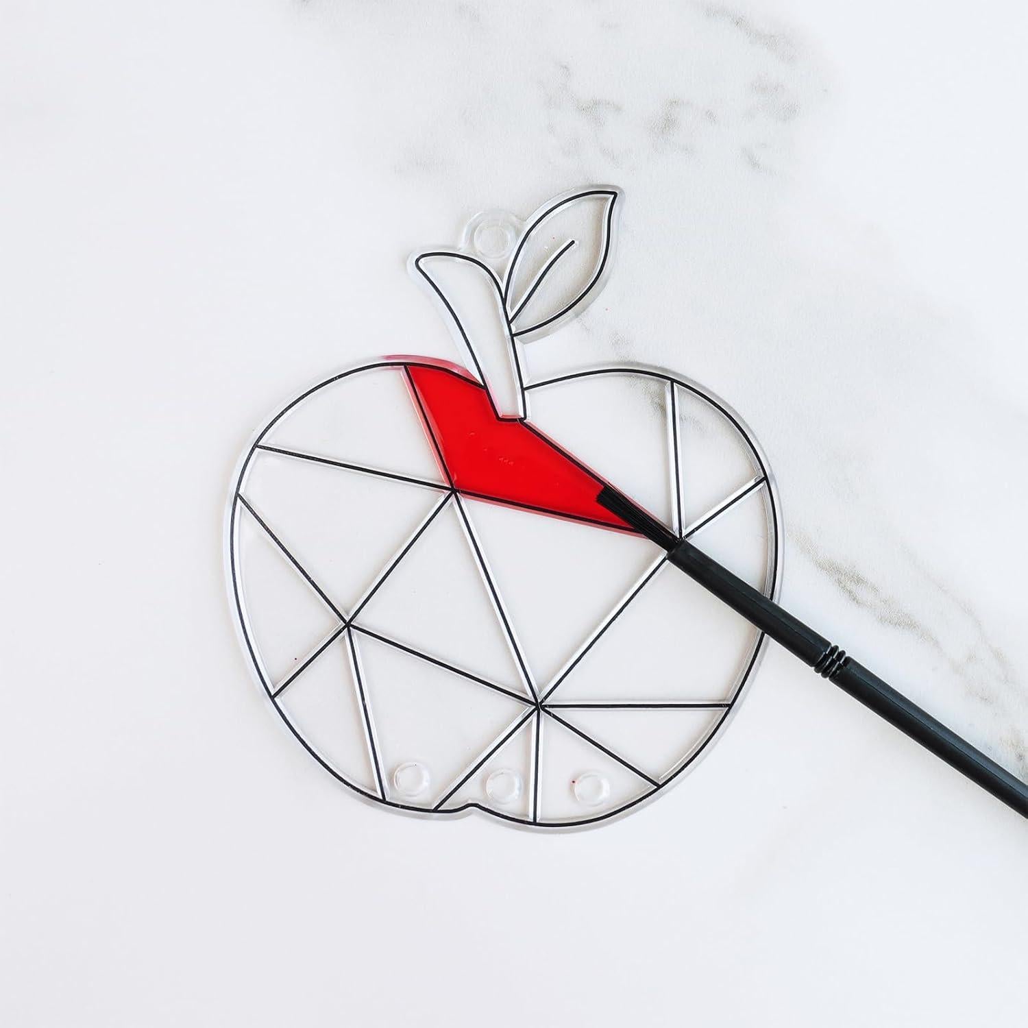 Kit de Atrapa Sol de Manzana Winlyn - 24 Piezas, Pintura y Campanas