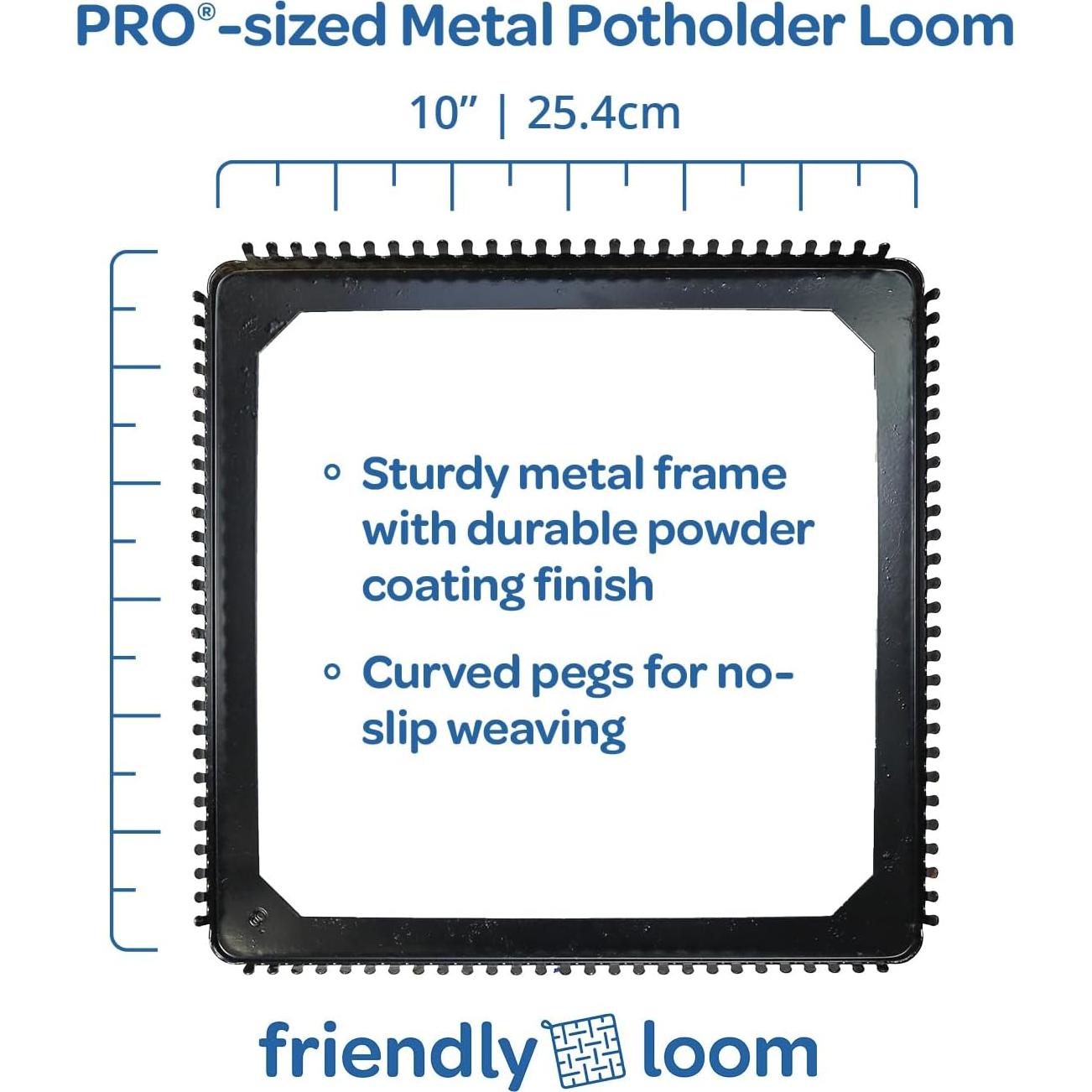 Kit de Tejido para Posavasos Harrisville 10x10 cm Metal Algodón