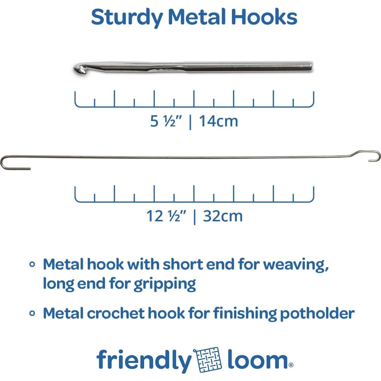 Kit de Tejido para Posavasos Harrisville 10x10 cm Metal Algodón