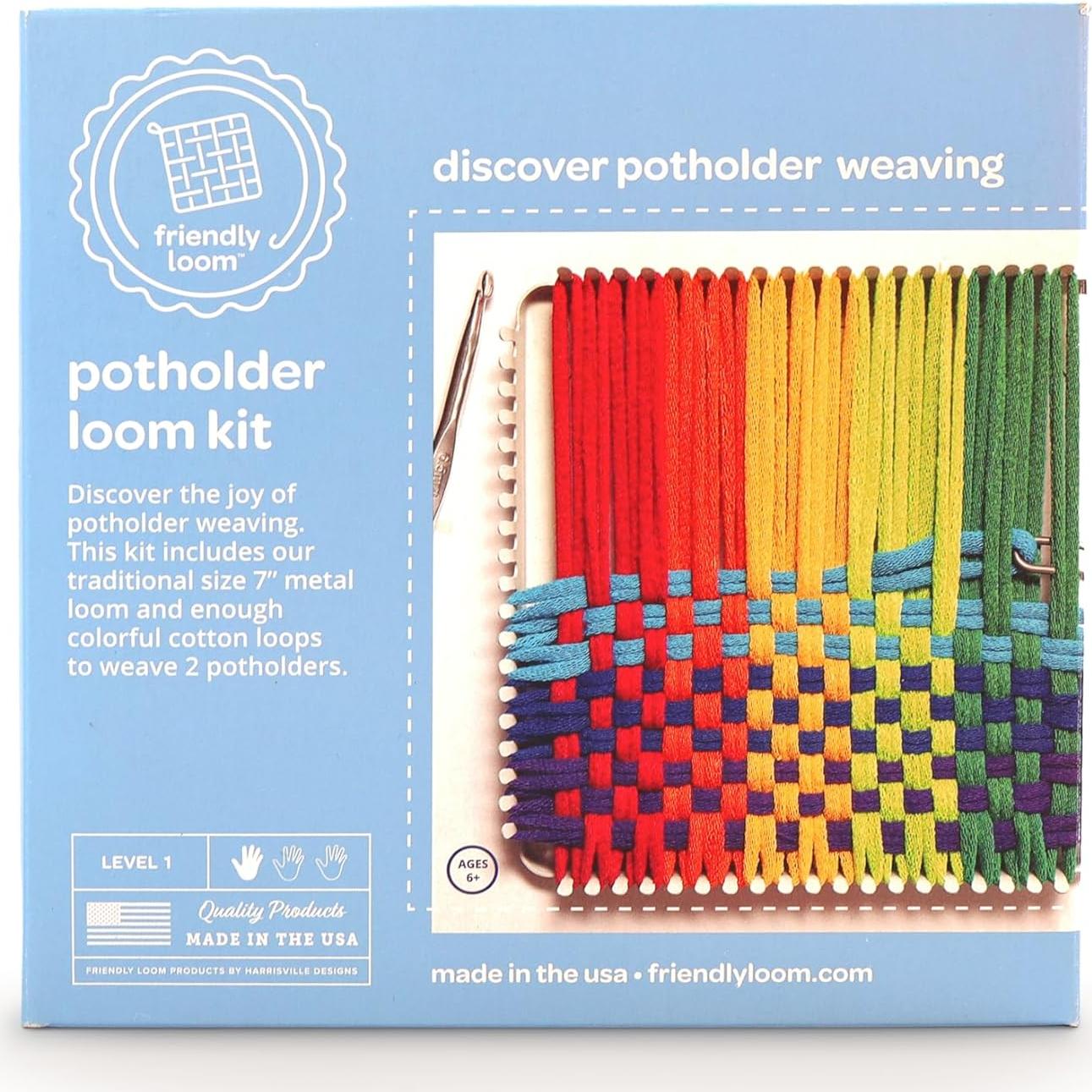 Kit de Telar de Agarraderas Harrisville 17.78x17.78cm Multicolor