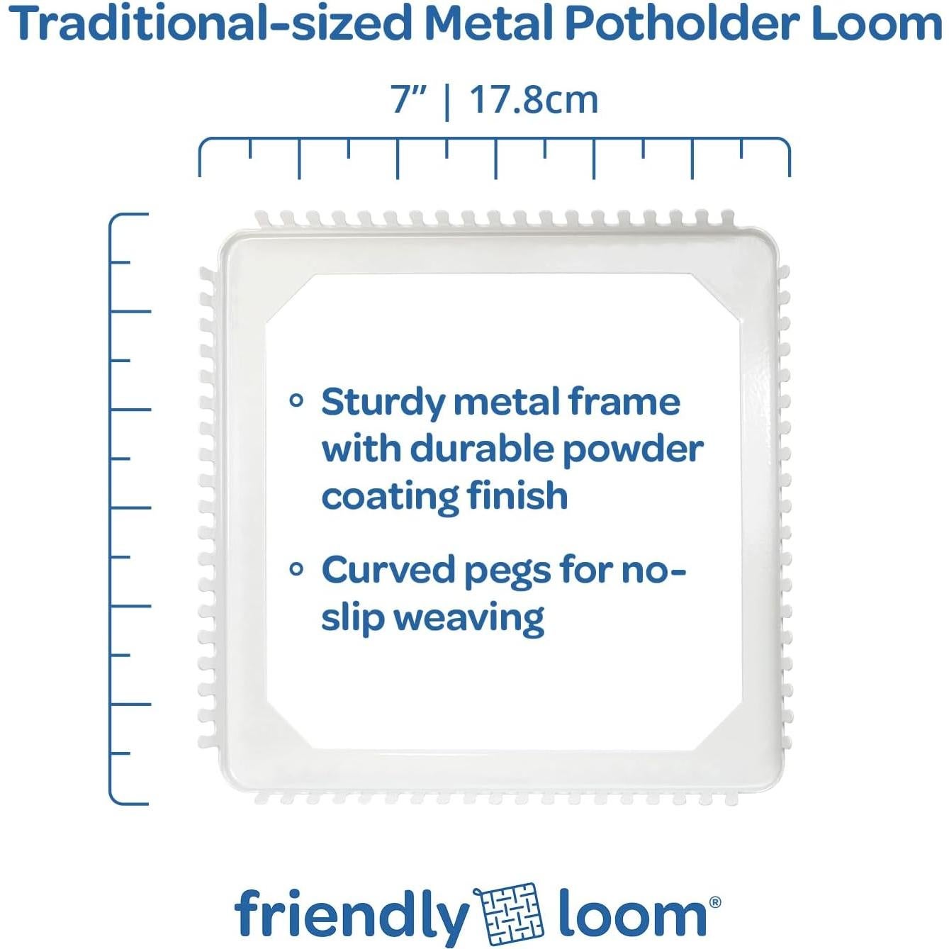 Kit de Telar de Agarraderas Harrisville 17.78x17.78cm Multicolor