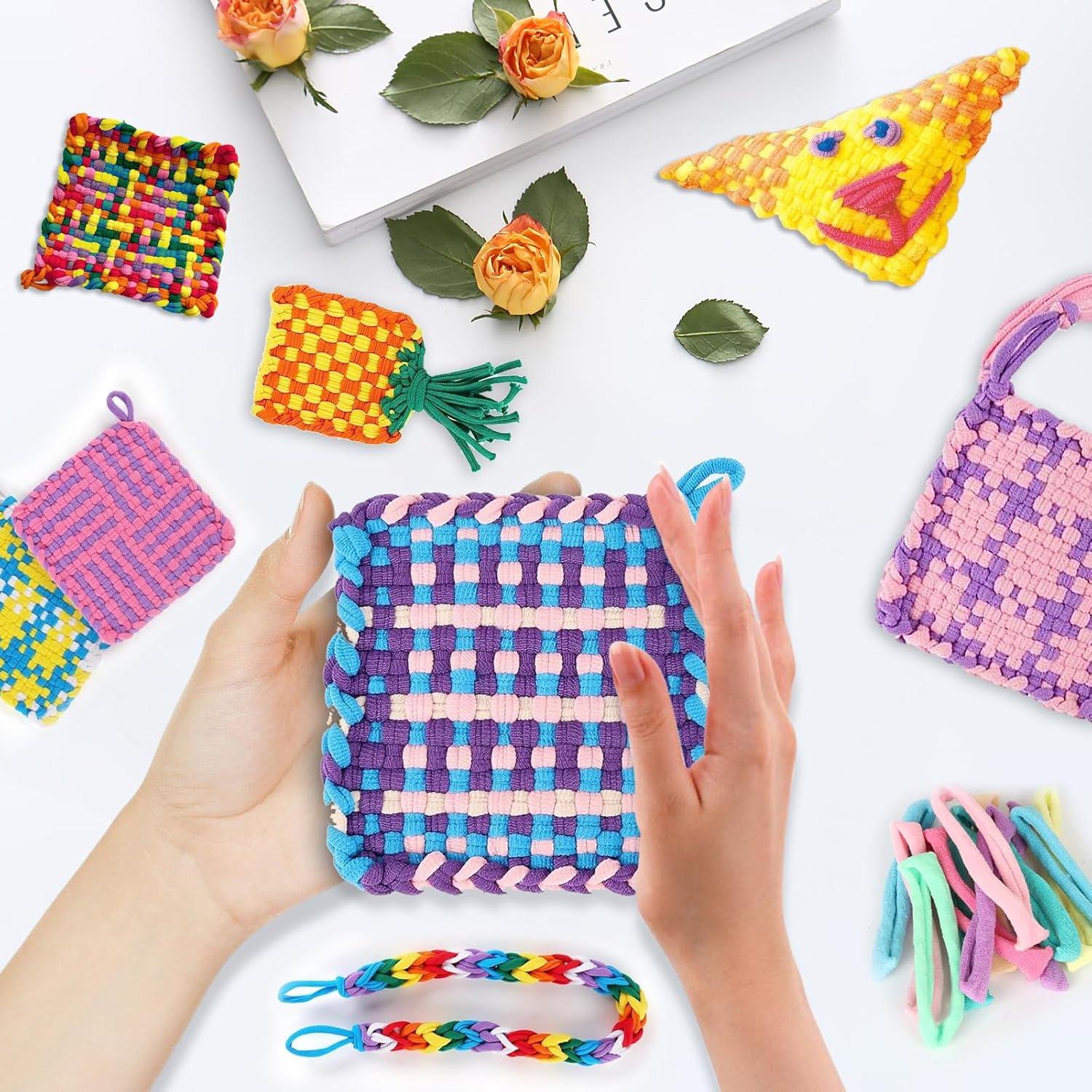 Kit de Laços de Tear FRYTEPUYE 1000 Piezas Coloridos