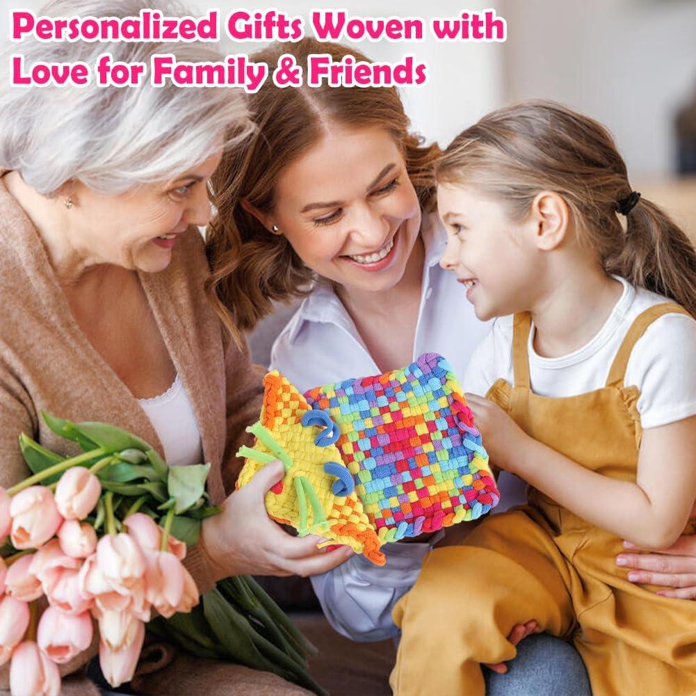 Kit de Tejido daheypong 800 Piezas Lazos de Recarga 7"