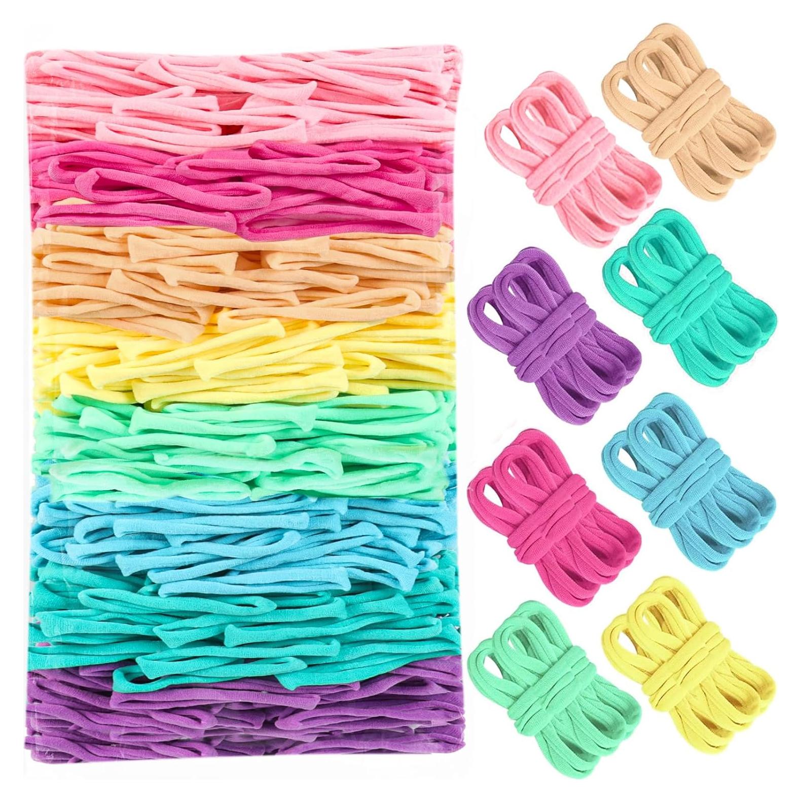 Kit de Manualidades SUGORER 800 Bucles de Telar Nylon Pastel