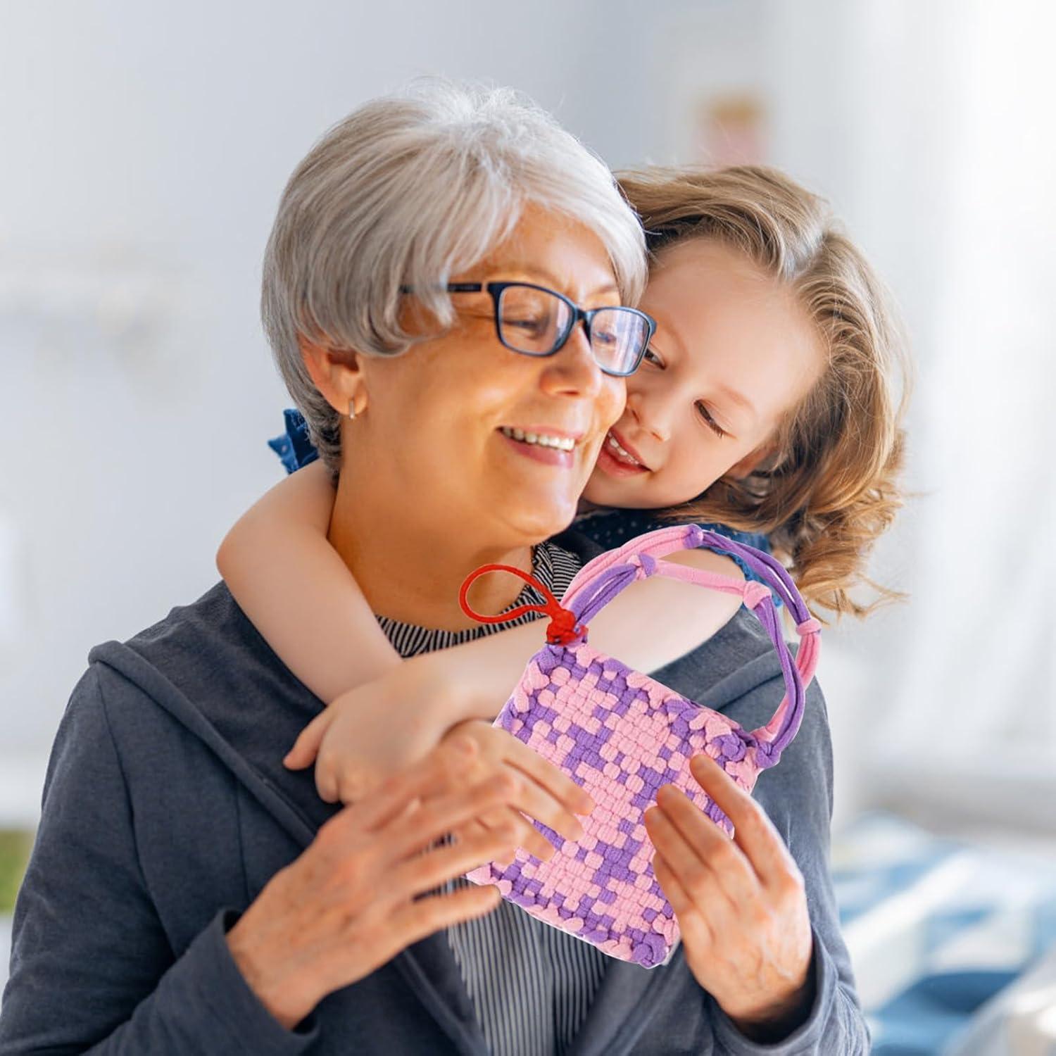 Kit de Manualidades SUGORER 800 Bucles de Telar Nylon Pastel