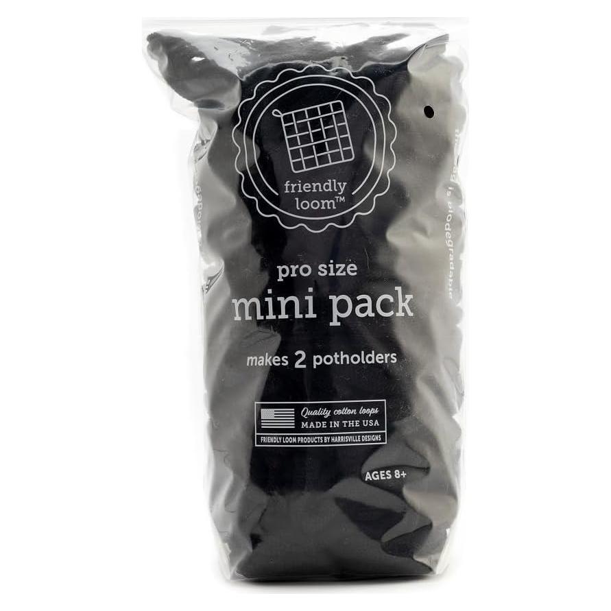 Kit de Tejido Harrisville Designs 10" Algodón Negro para 2 Potholders