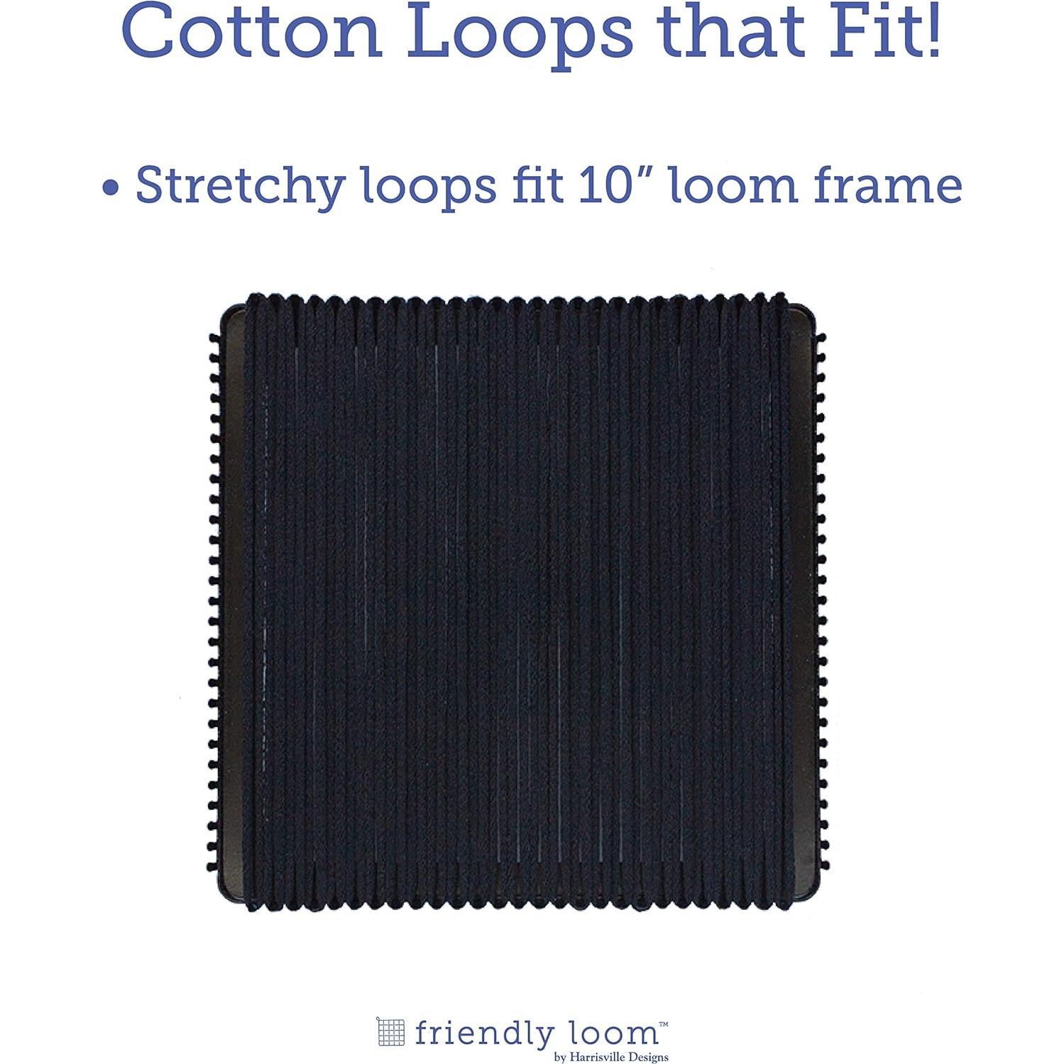 Kit de Tejido Harrisville Designs 10" Algodón Negro para 2 Potholders