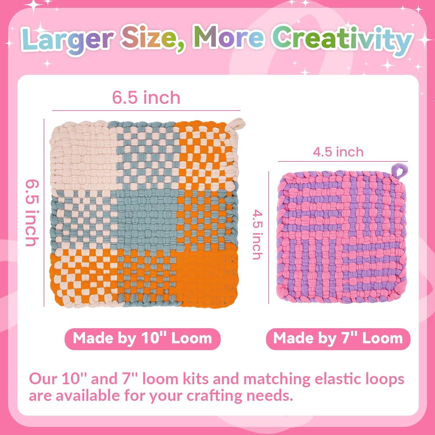 Kit de telar para agarraderas PREBOX 25.4 cm para niños y adultos