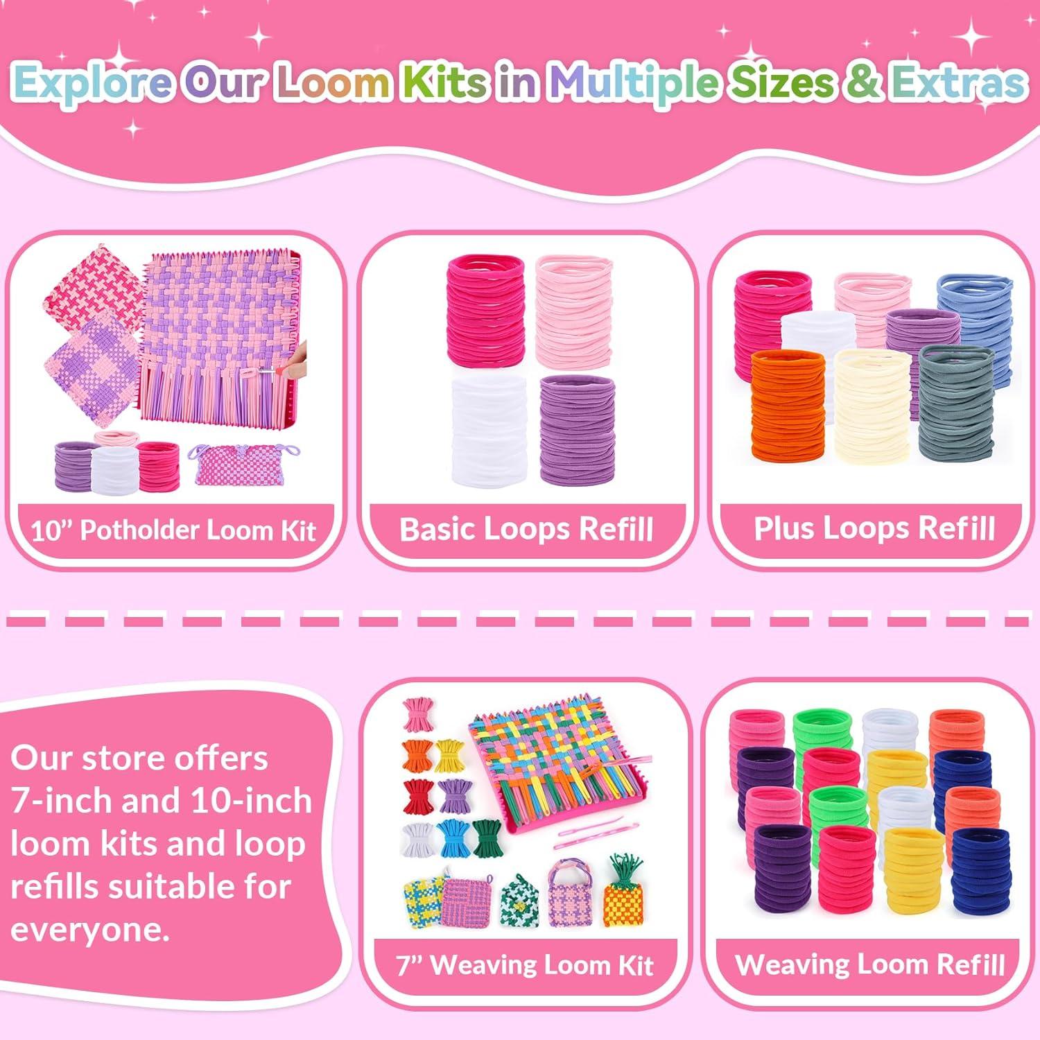 Kit de telar para agarraderas PREBOX 25.4 cm para niños y adultos