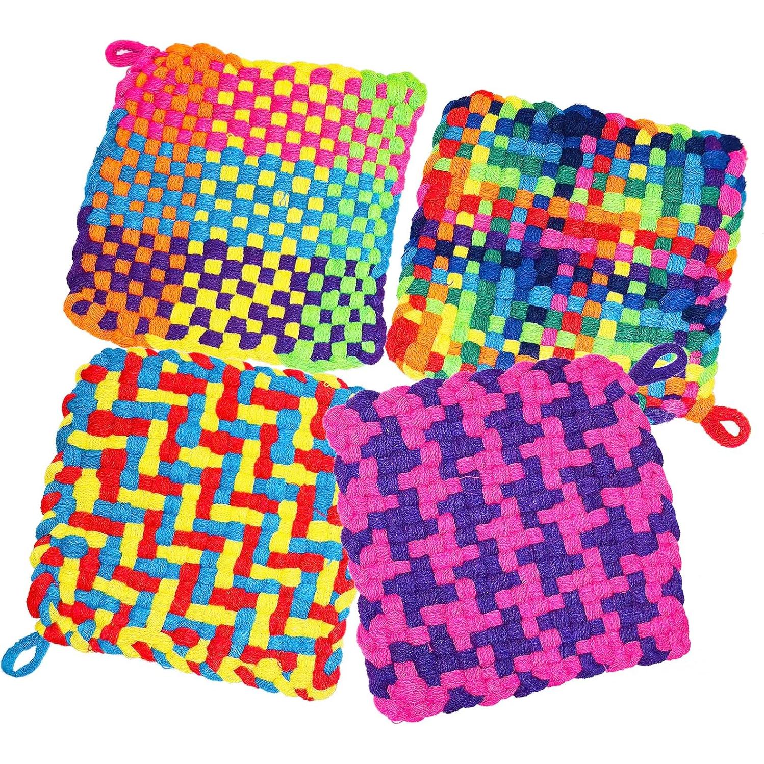 Kit de Telar Tatahu para Potholders - 300 bucles de colores