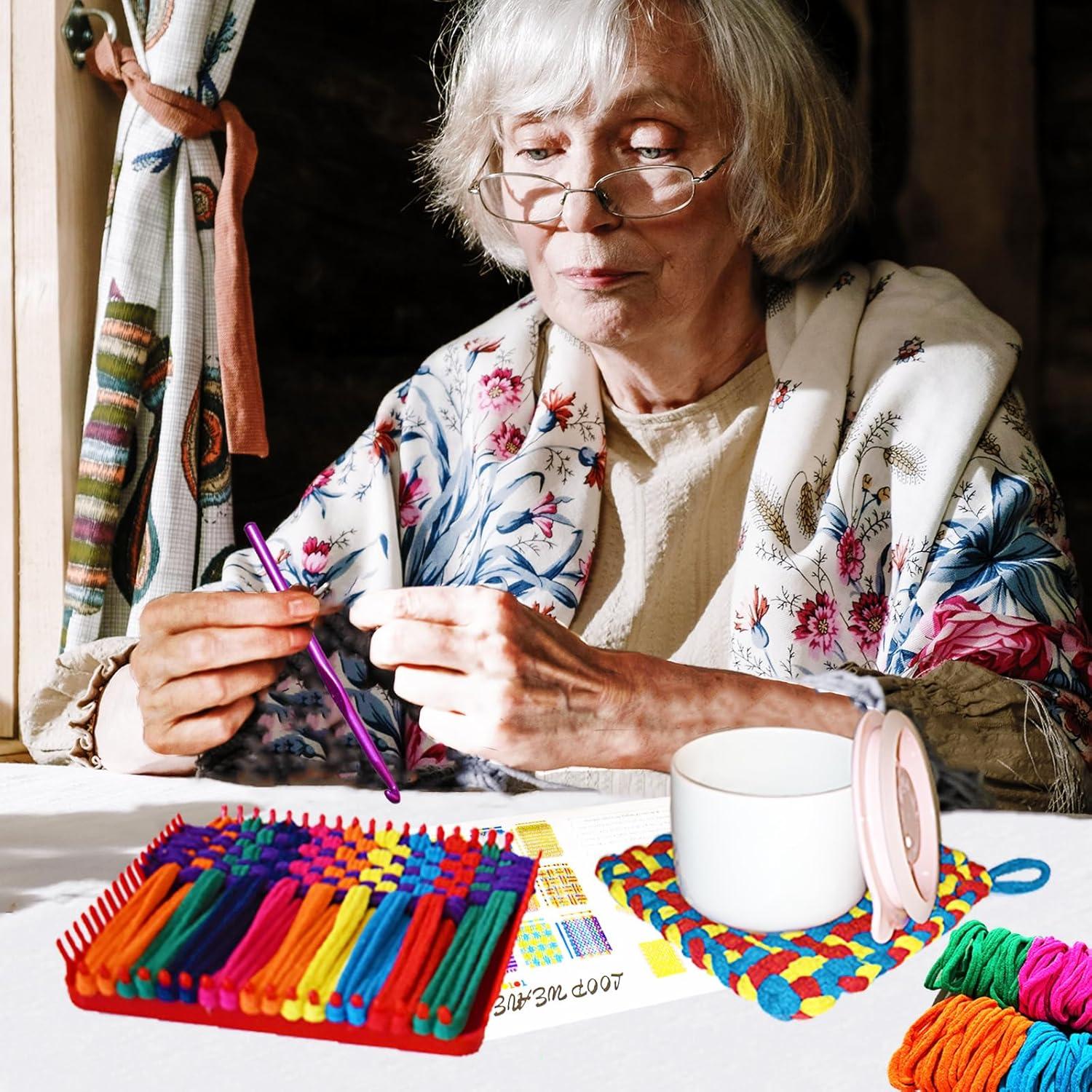 Kit de Telar Tatahu para Potholders - 300 bucles de colores