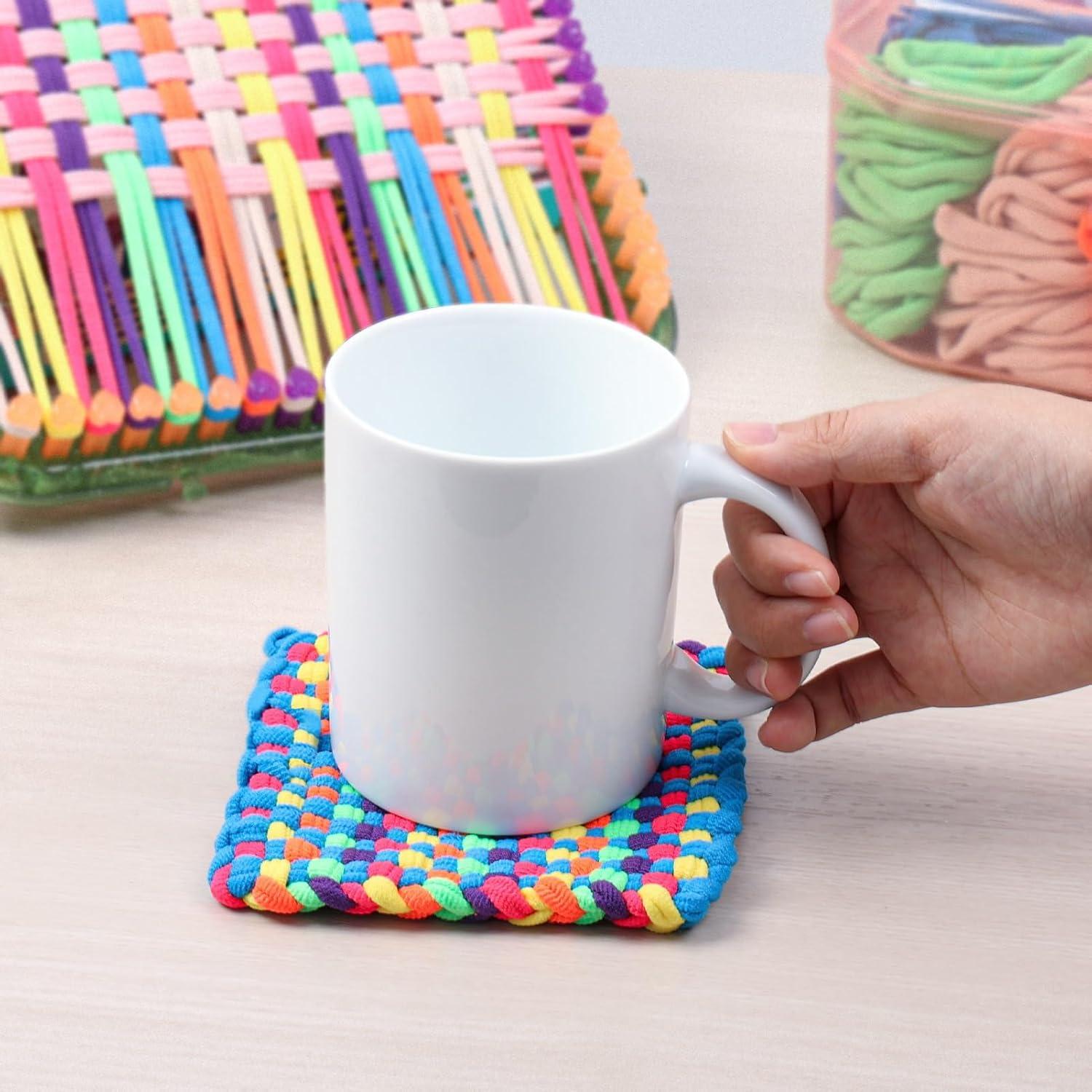 Kit de Telar de Tejer FUNiOi 2-en-1 para Niños 6-12 Años